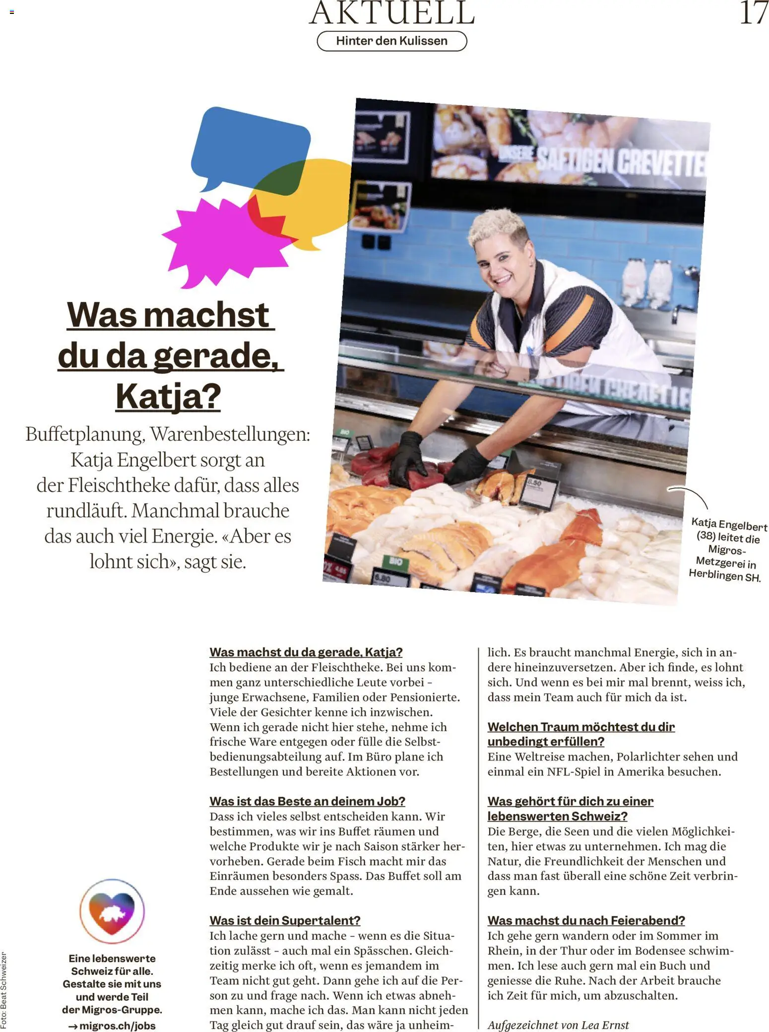 Migros aktionen Magazin – gültig ab 16.09.2026 | Seite: 17 | Produkte: Fisch, Sehen