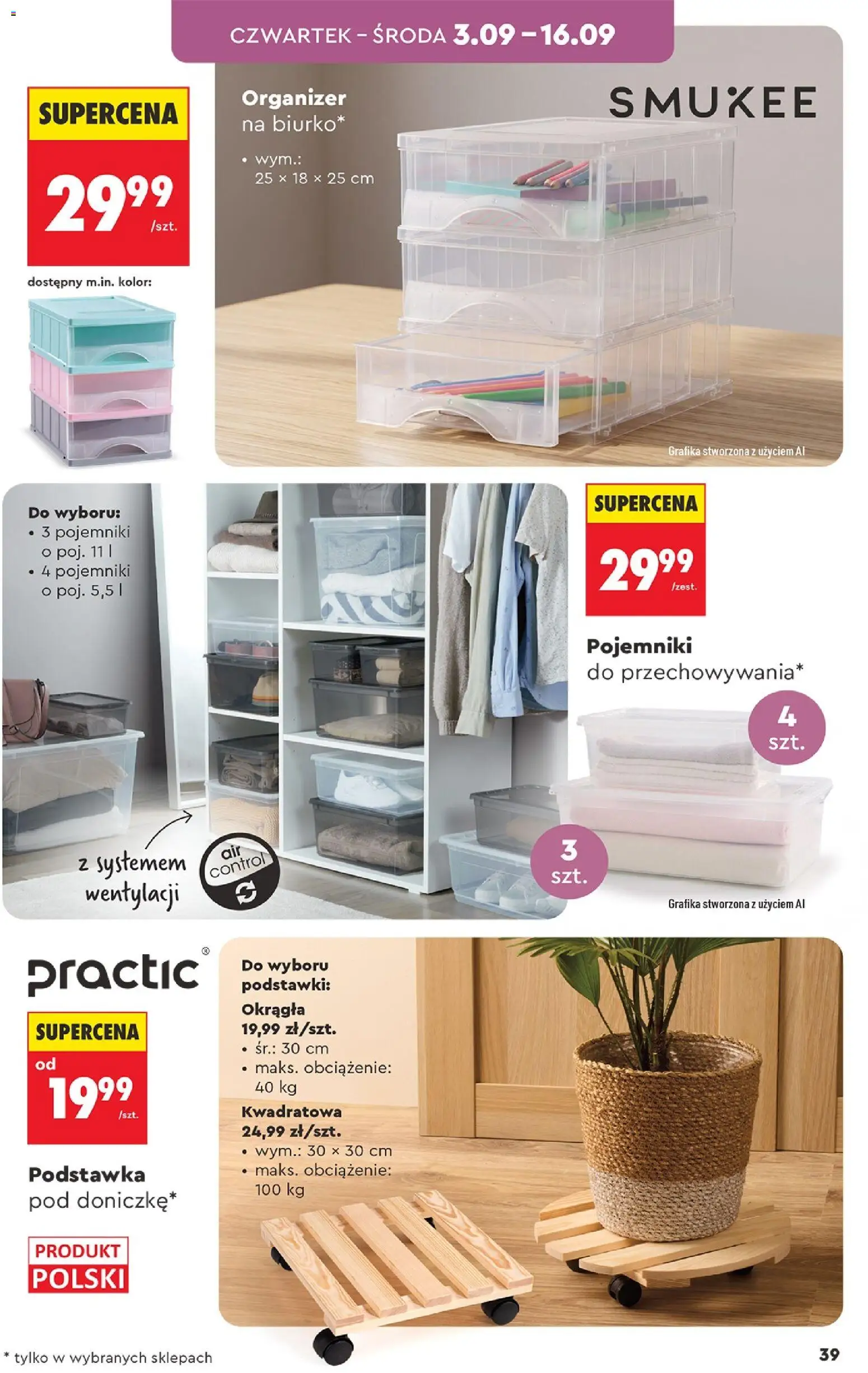 Biedronka gazetka - Hity i inspiracje od 31.08.2026 | Strona: 39