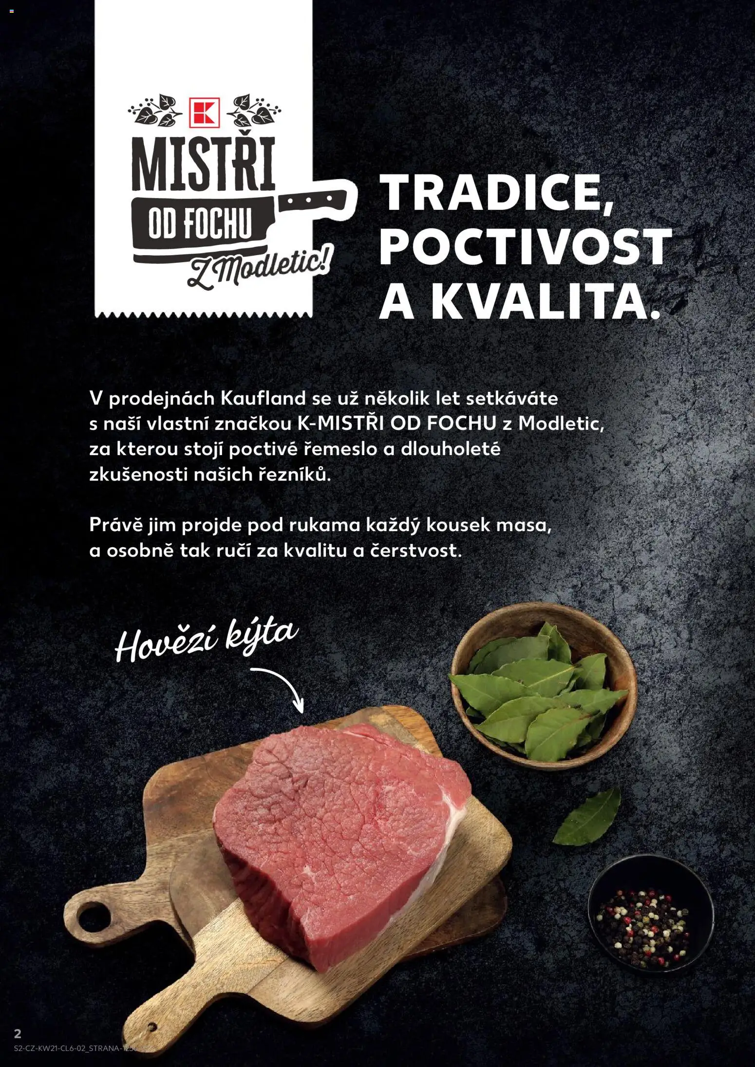 Kaufland leták - Brno od 19.05.2026 | Strana: 2 | Produkty: Hovězí, Kýta