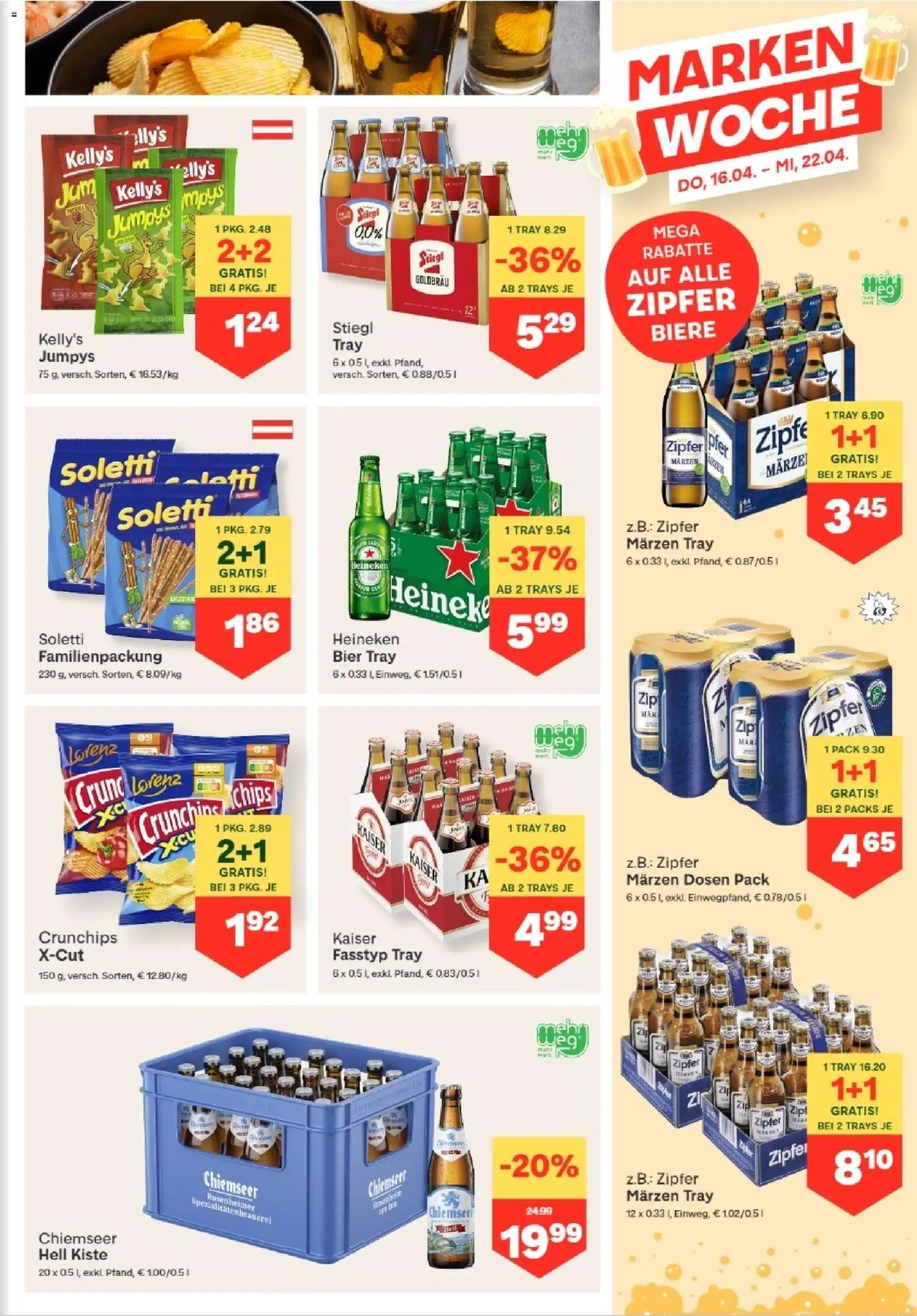MPREIS Anras gültig ab 16.04.2026 | Seite: 9 | Produkte: Bier