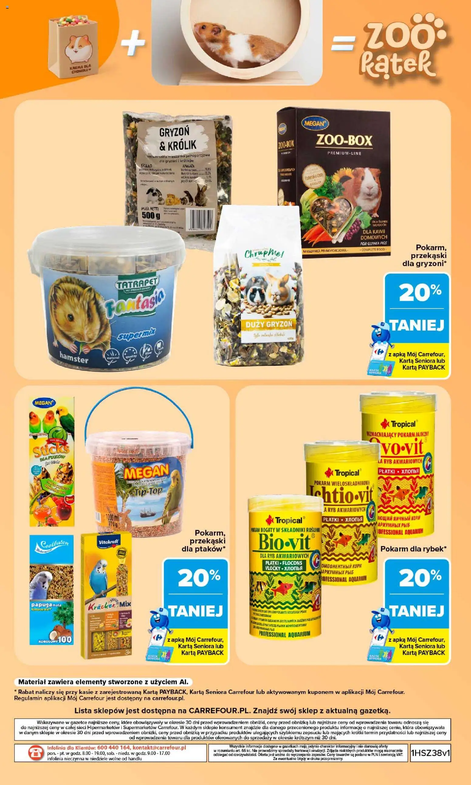 Carrefour gazetka - Pupilove od 14.09.2026 | Strona: 18 | Produkty: Karta, Przekąski, Królik, Płatki