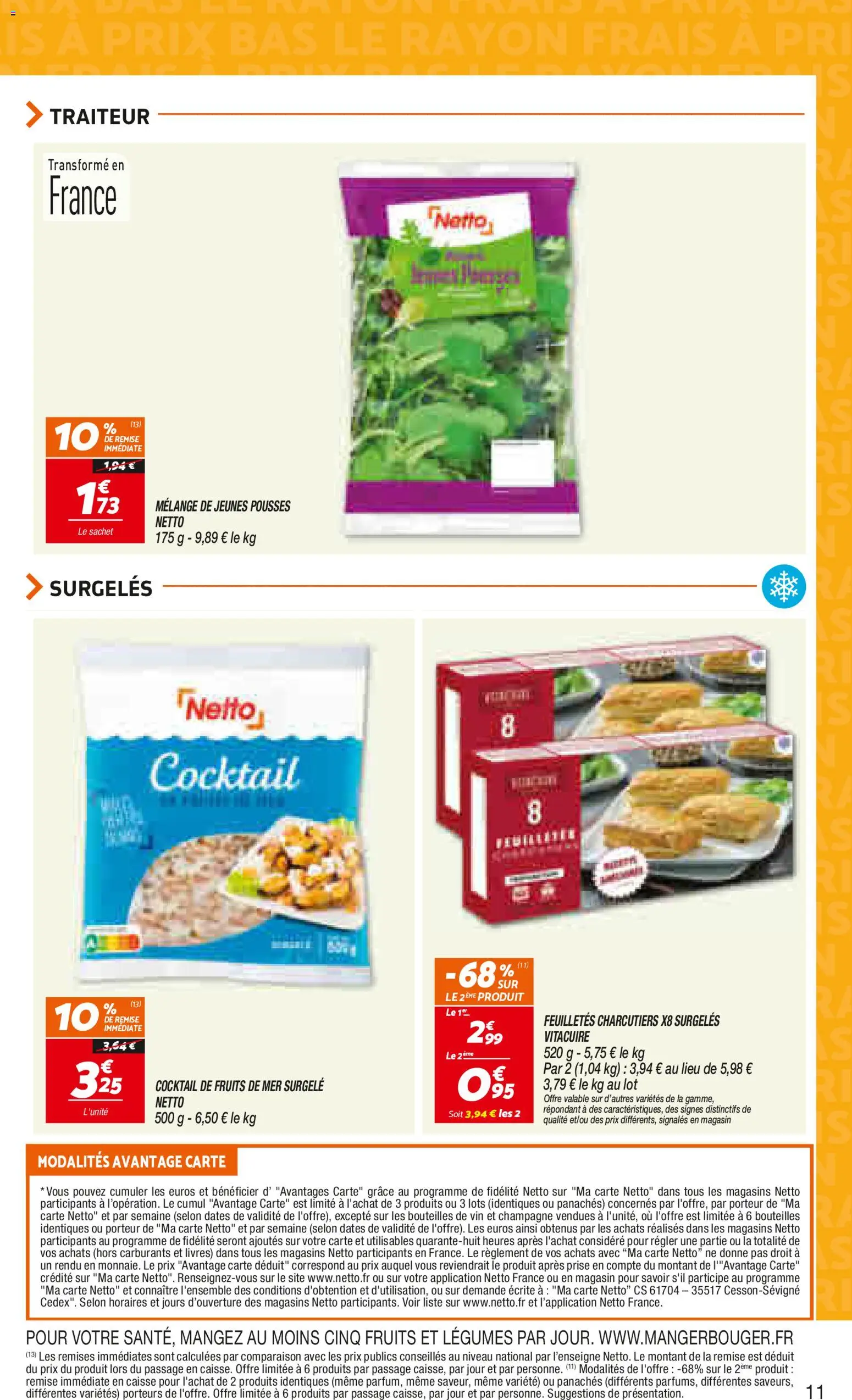 {H1} | Page: 11 | Produits: Fruits de mer, Champagne, Prise, Vin