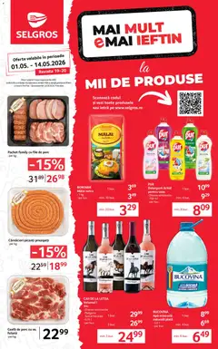 Ofertele Selgros valabile de la 01.05.2026