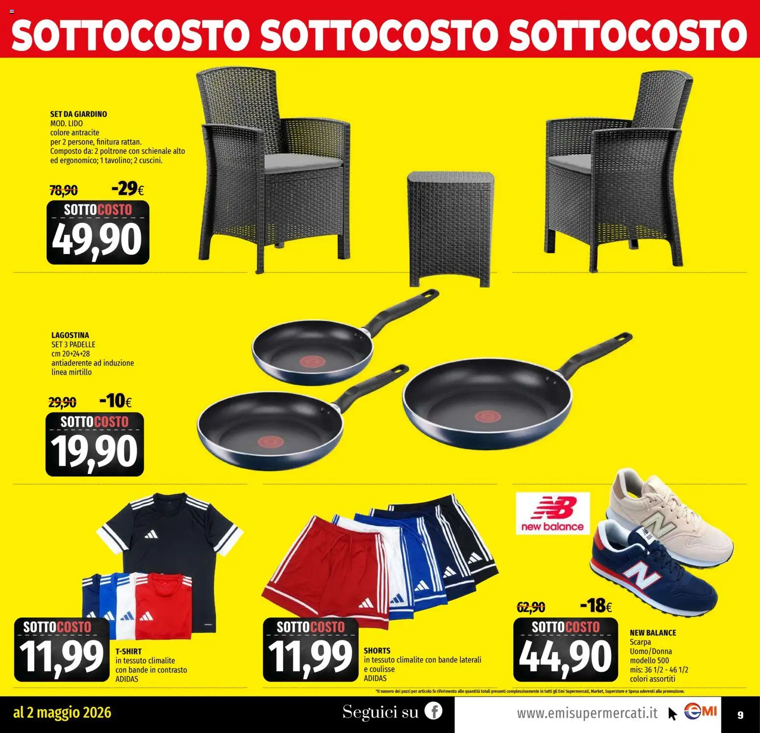 Volantino EMI del 23.04.2026 | Pagina: 9 | Prodotti: Set da giardino