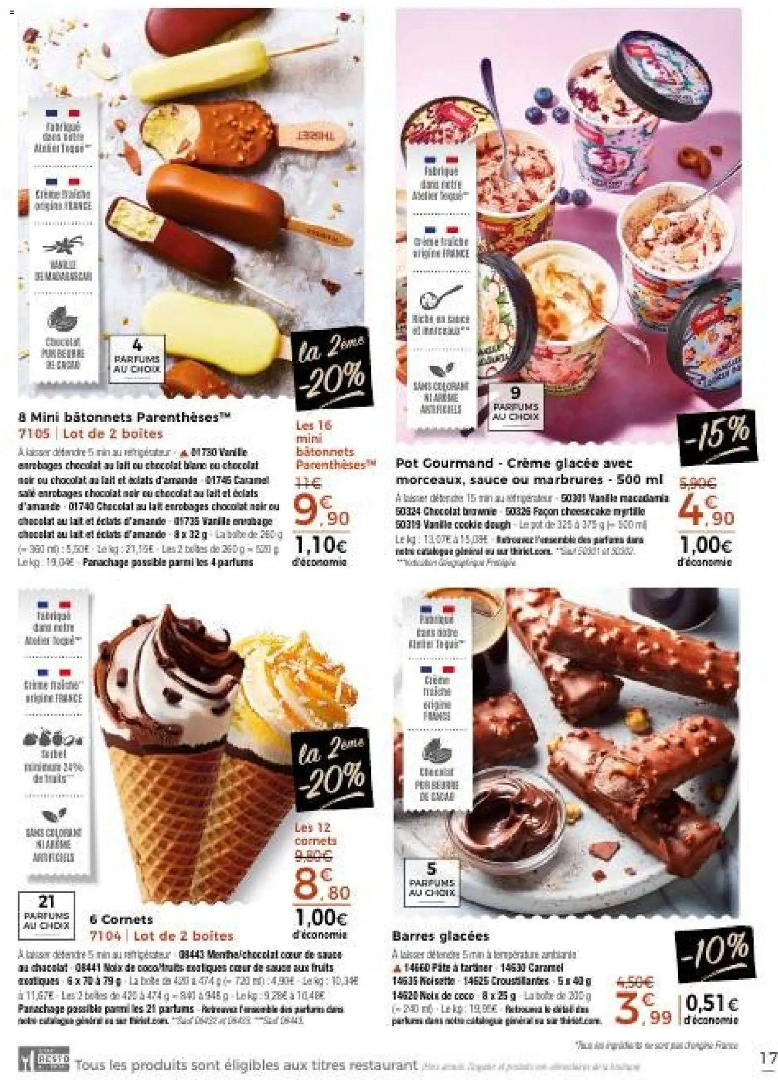 {H1} | Page: 17 | Produits: Chocolat noir, Coco, Chocolat, Noix