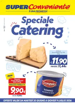 Anteprima del volantino SuperConveniente volantino Catering Enna, Misterbianco valido a partire dal 30/06/2026