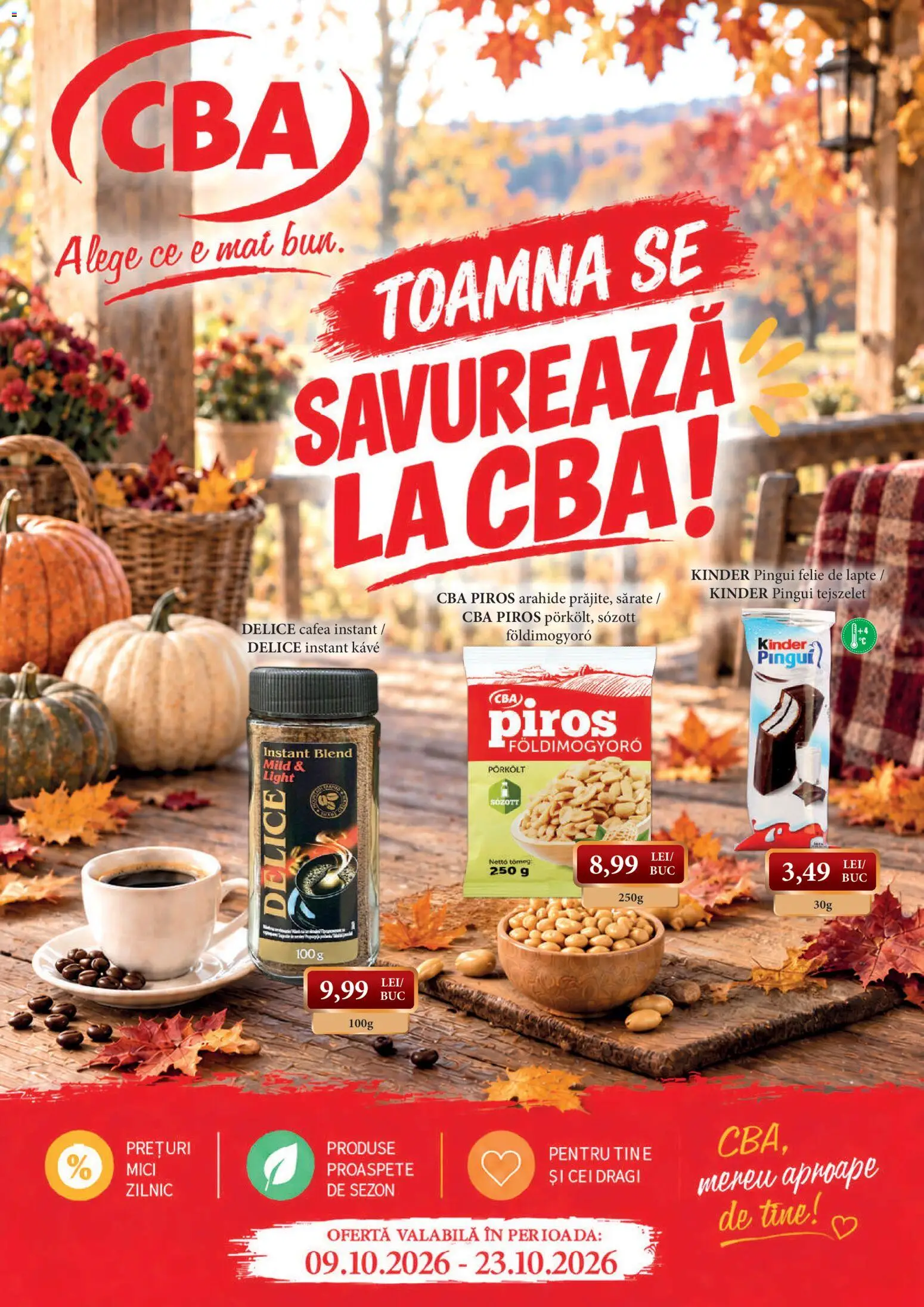 Noul catalog CBA – valabil de la 09.10.2026 | Pagină: 1