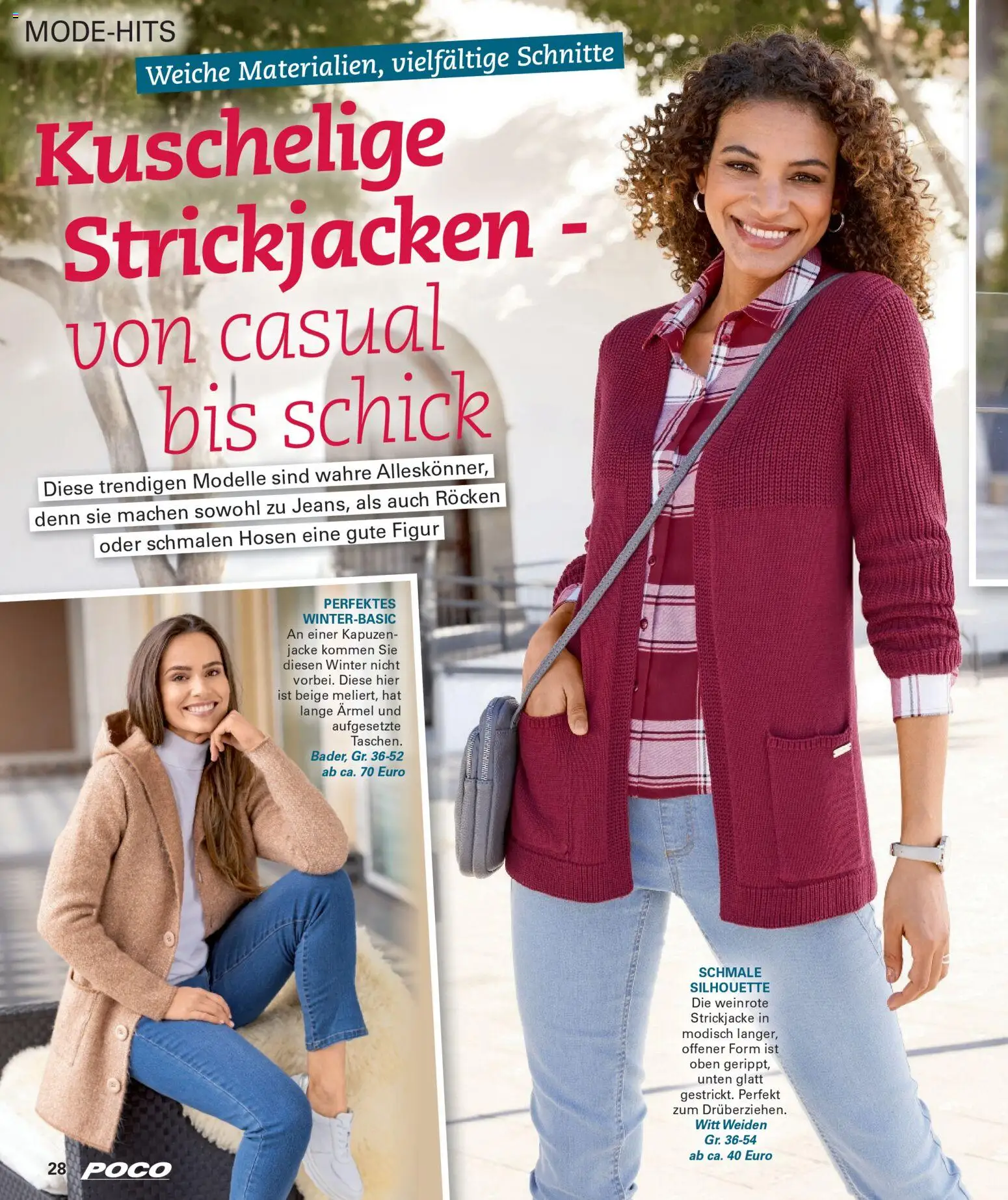 Poco Wohnwelt Winter 2025 – gültig ab 01.12.2025 | Seite: 28 | Produkte: Jacke, Strickjacke