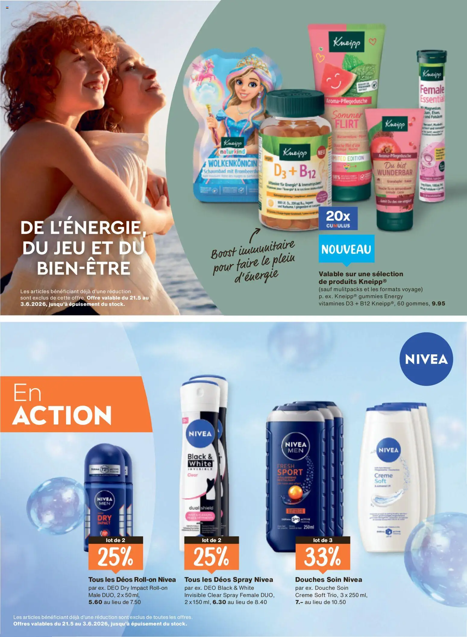 Migros aktionen Magazine FR – gültig ab 19.05.2026 | Seite: 16 | Produkte: Deodorant, Shower Gel, Eisen, Creme