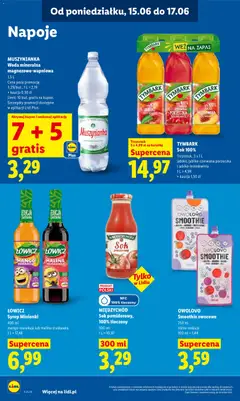 Pogląd oferty "MUSZYNIANKA Woda mineralna magnezowo-wapniowa, Woda mineralna magnezowo-wapniowa, 1,5 L" - ważna od 15.06.2026 | Strona: 76