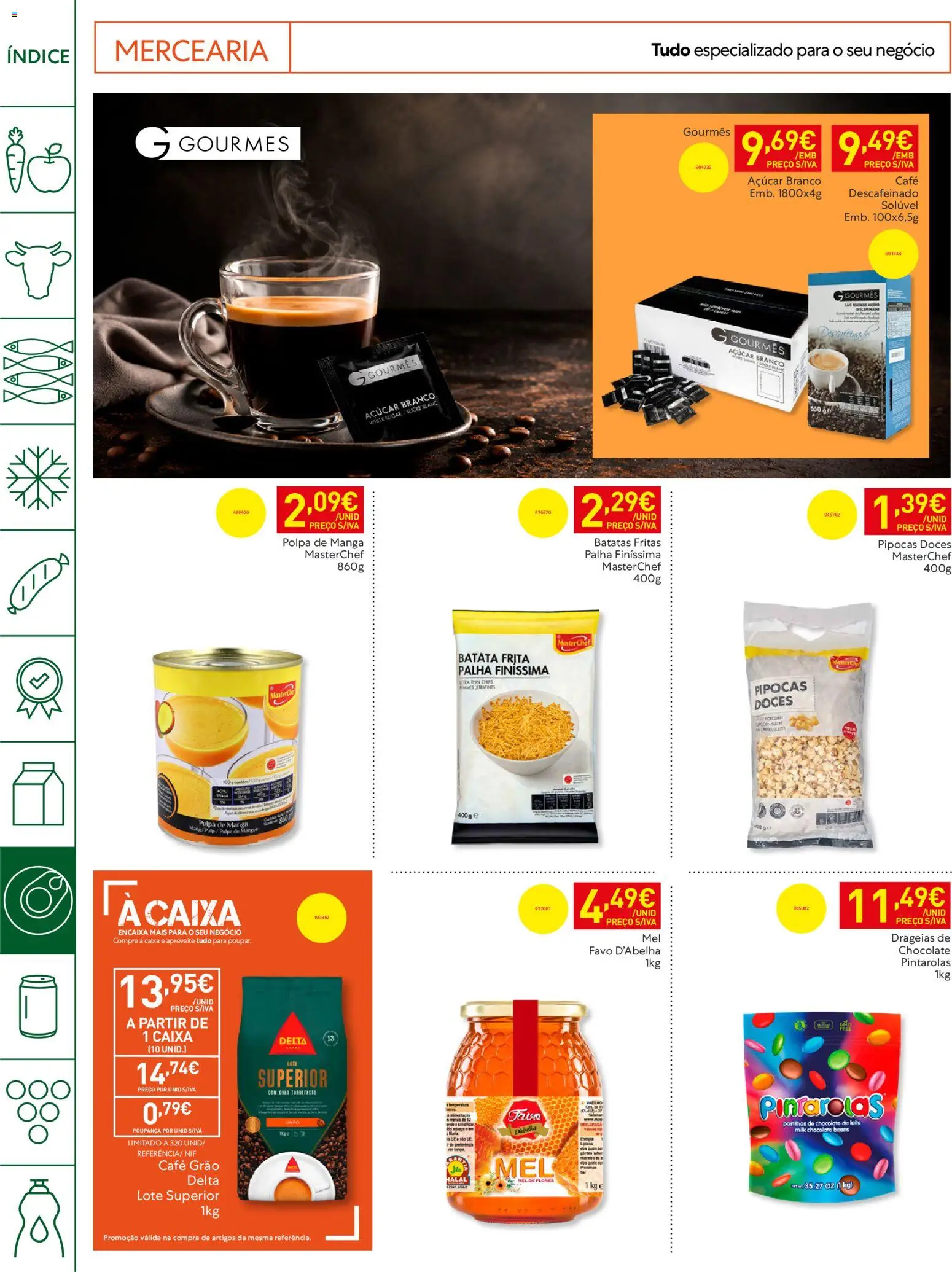 Recheio Horeca │ válido de 26.05.2026 | Página: 20 | Produtos: Batata frita, Caixa, Café, Açúcar