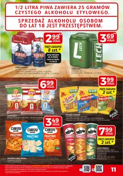 Pogląd oferty "Top Market gazetka" - ważna od 07.05.2026 | Strona: 11 | Produkty: Chipsy pringles, Paluszki, Harnaś, Piwo