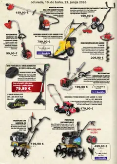 Živex katalog akcije – veljaven od 10.06.2026 | Stran: 4 | Izdelki: Kosilnica, Baterije, Akumulator, Vrtalnik