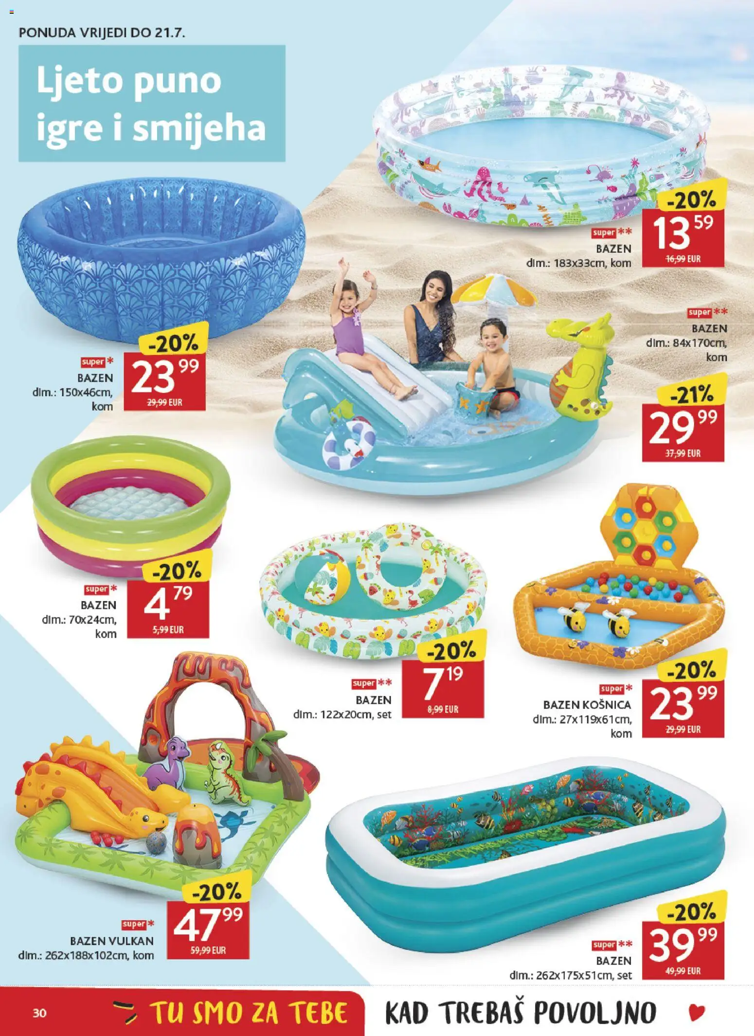 Konzum katalog | vrijedi od 08.07.2026 | Stranica: 30 | Proizvodi: Bazen