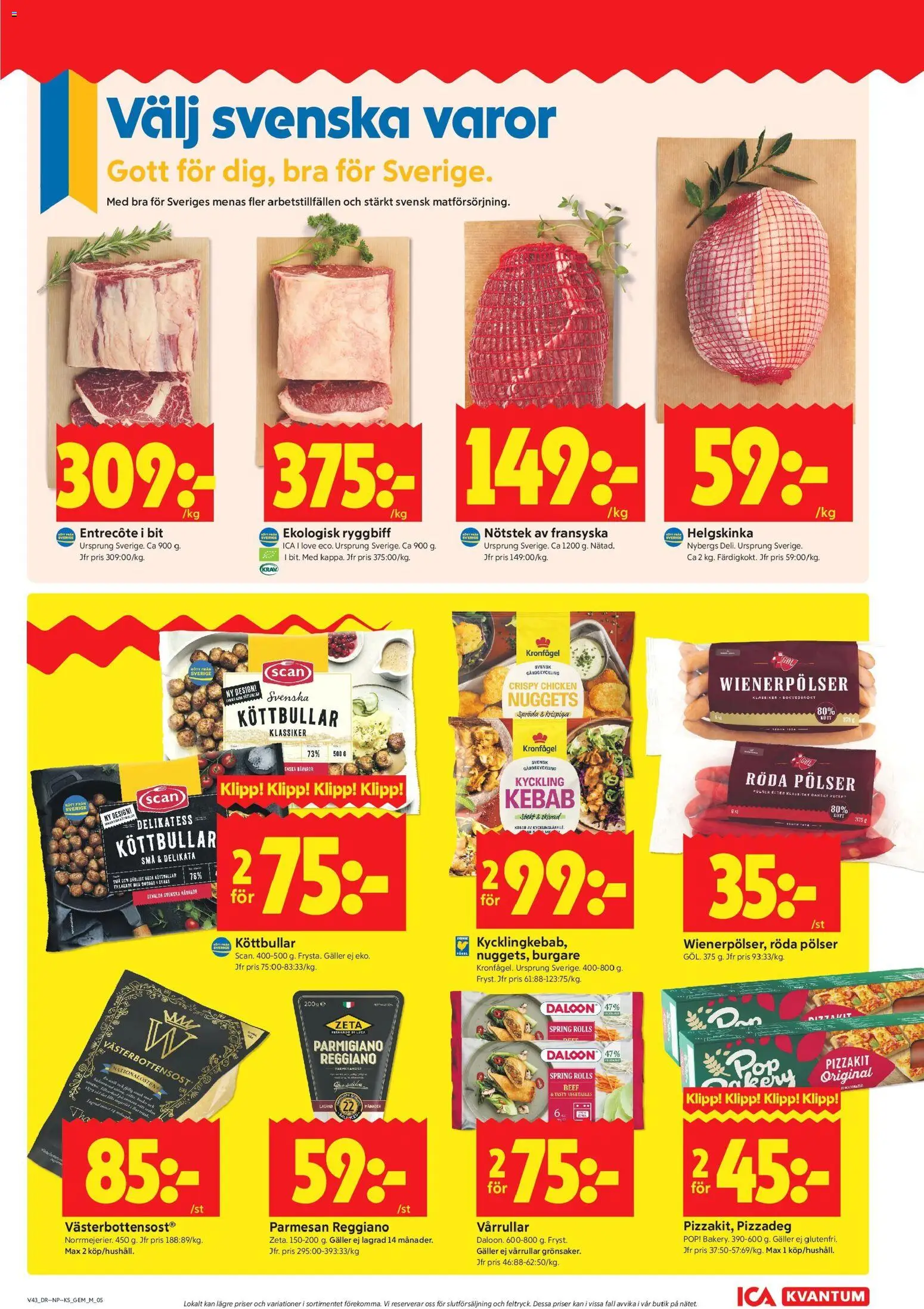 ICA Kvantum reklamblad aktuell från 19/10/2026 | Sida: 5