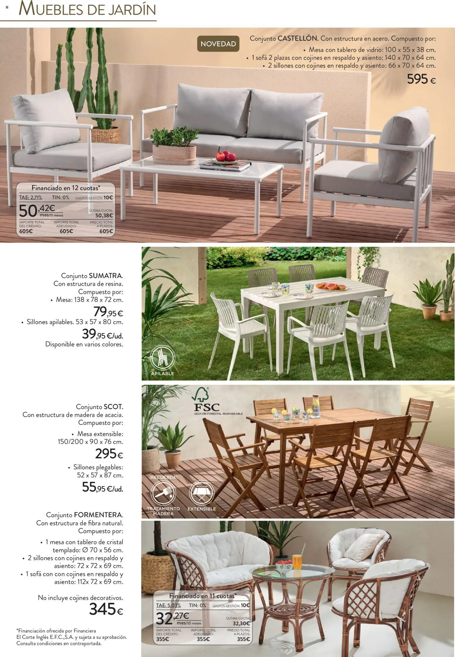 Hipercor Prepárate para el buen tiempo │ válido desde el 04.05.2026 | Página: 16 | Productos: Mesa extensible, Muebles, Mesa, Muebles de jardín