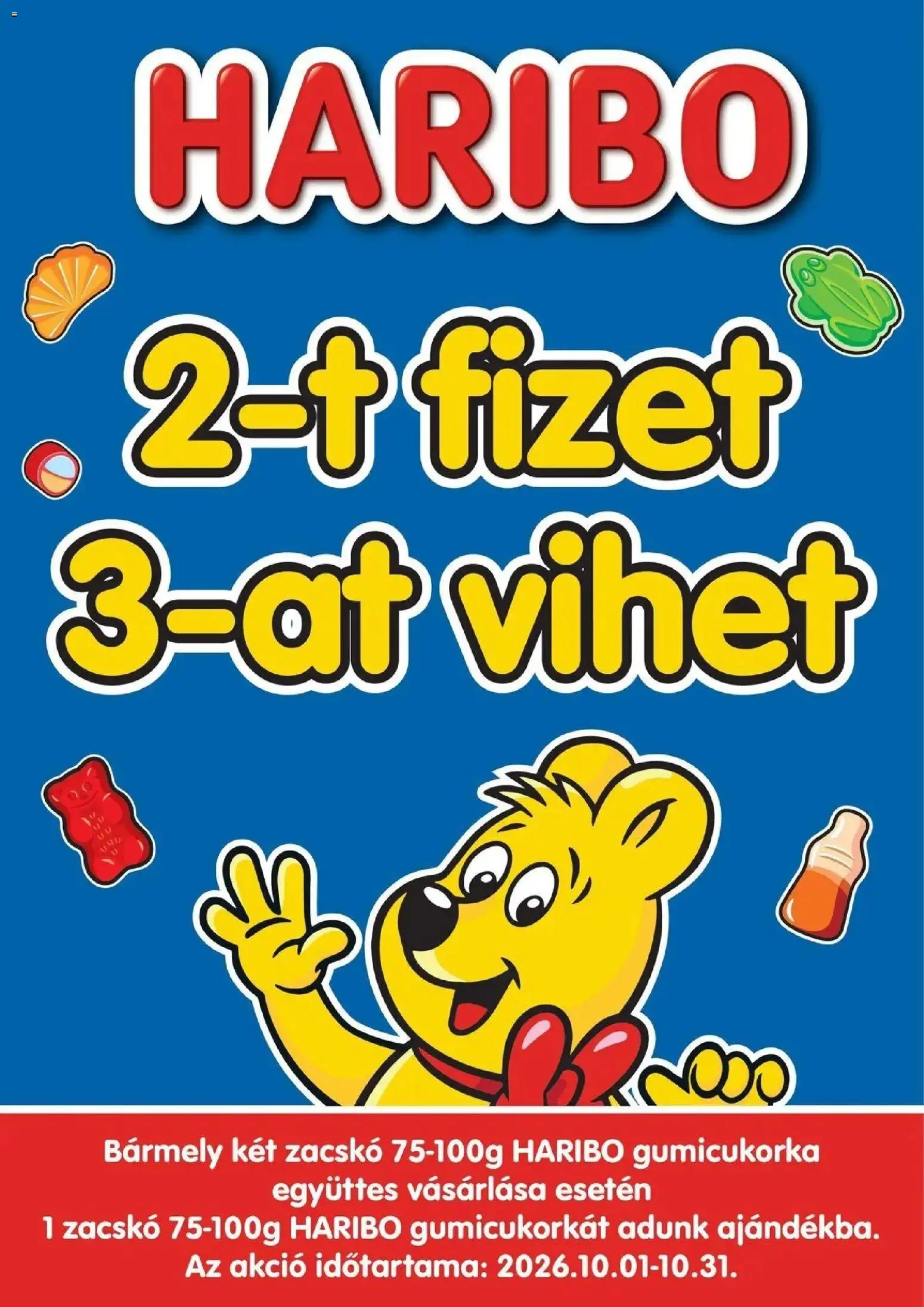 COOP Szolnok akciós újság Debrecen - 2026.10.22. -tól/töl > akció, lapozható szórólap 🛍️ | Oldal: 7 | Termékek: Haribo