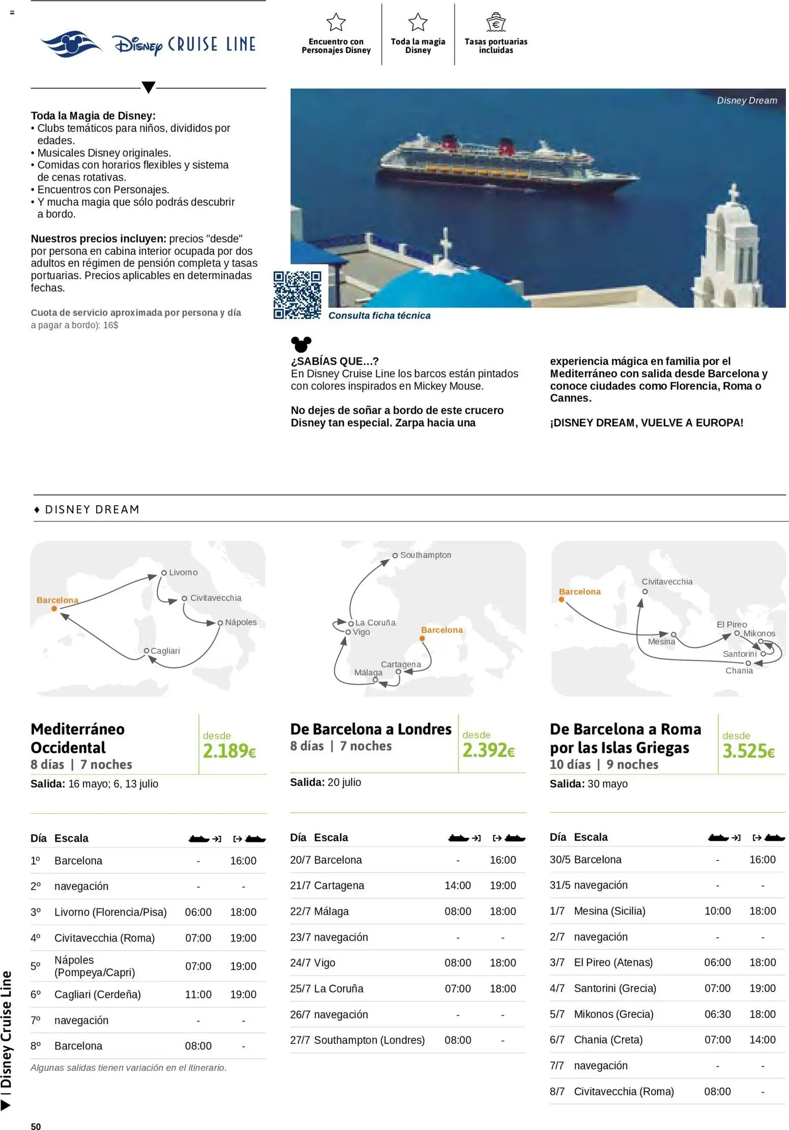 Viajes El Corte Inglés Cruceros marítimos │ válido desde el 01.01.2026 | Página: 51 | Productos: Navegación