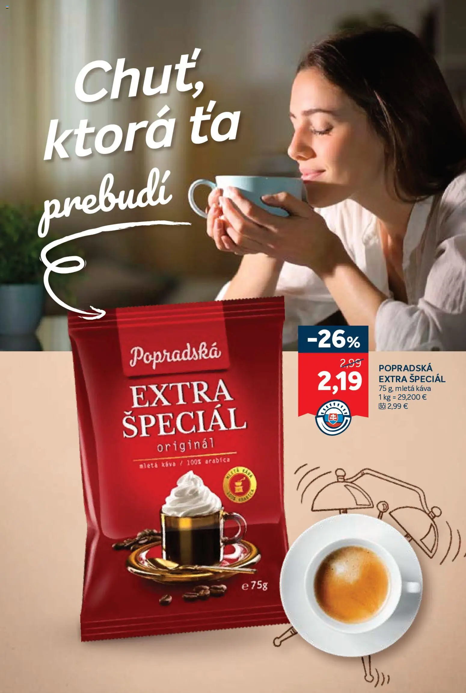Nové Kraj akcie – leták je platný od 18.06.2026 | Strana: 11 | Produkty: Káva