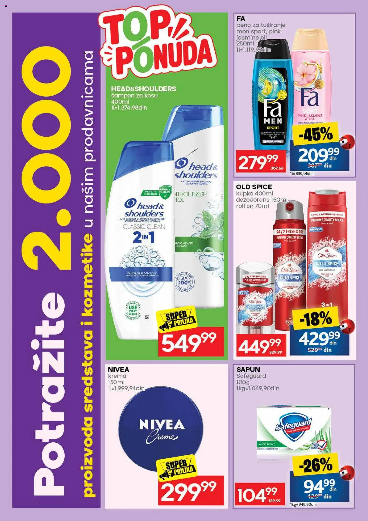 Mercator katalog - važi od 26.10.2026 | Strana: 50 | Proizvode: Nivea, Šampon, Krema, Sapun