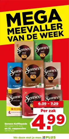 Plus folder week 24 - Voorbeeld van een folder van Plus, geldig van 10.06.2026 | Pagina: 4 | Producten: Koffiepads, Tas, Zak, Cappuccino