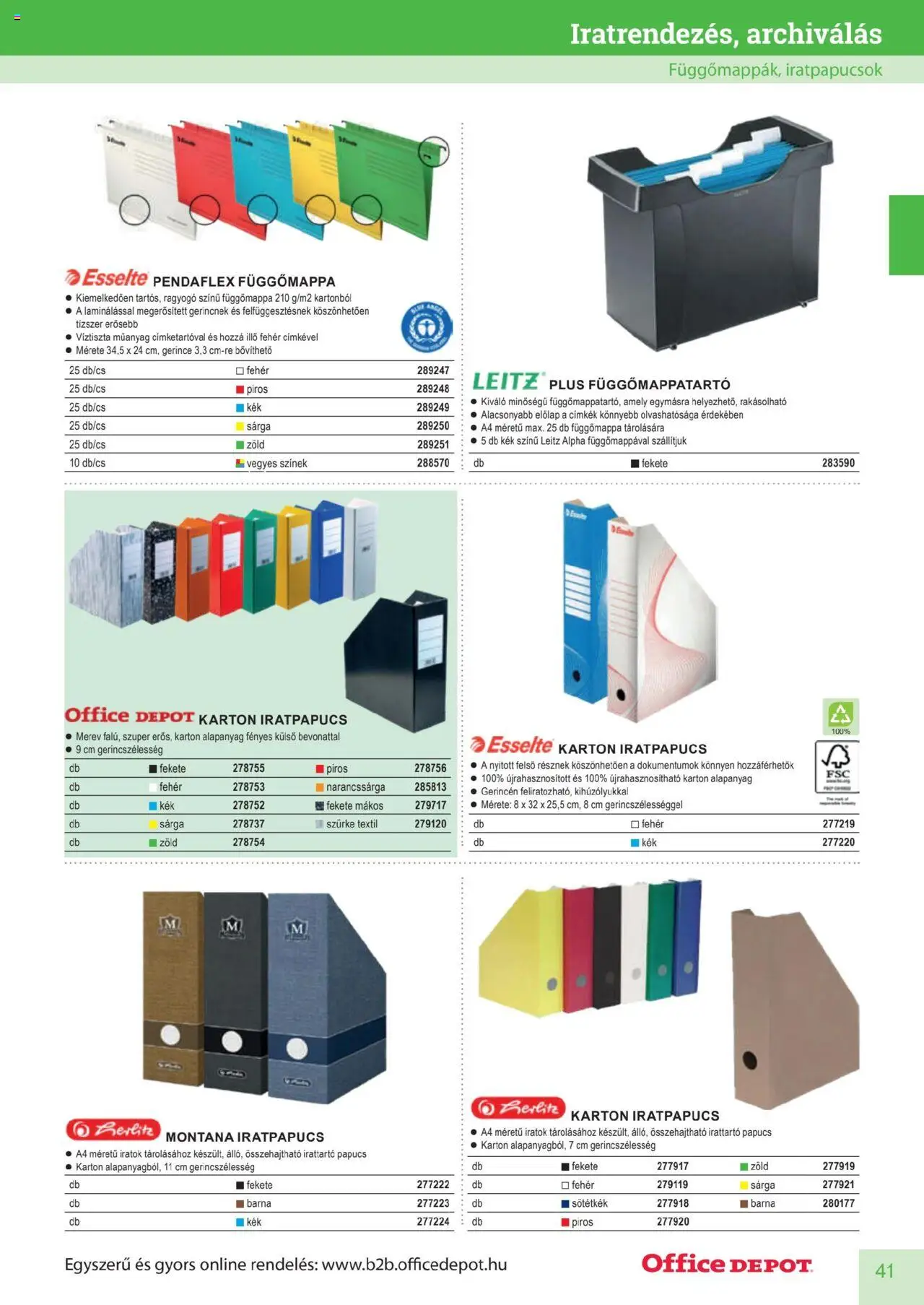Office Depot akciós ujság - amely érvényes a következő dátumtól: 2025.04.10. | Oldal: 41 | Termékek: Papucs, Felső