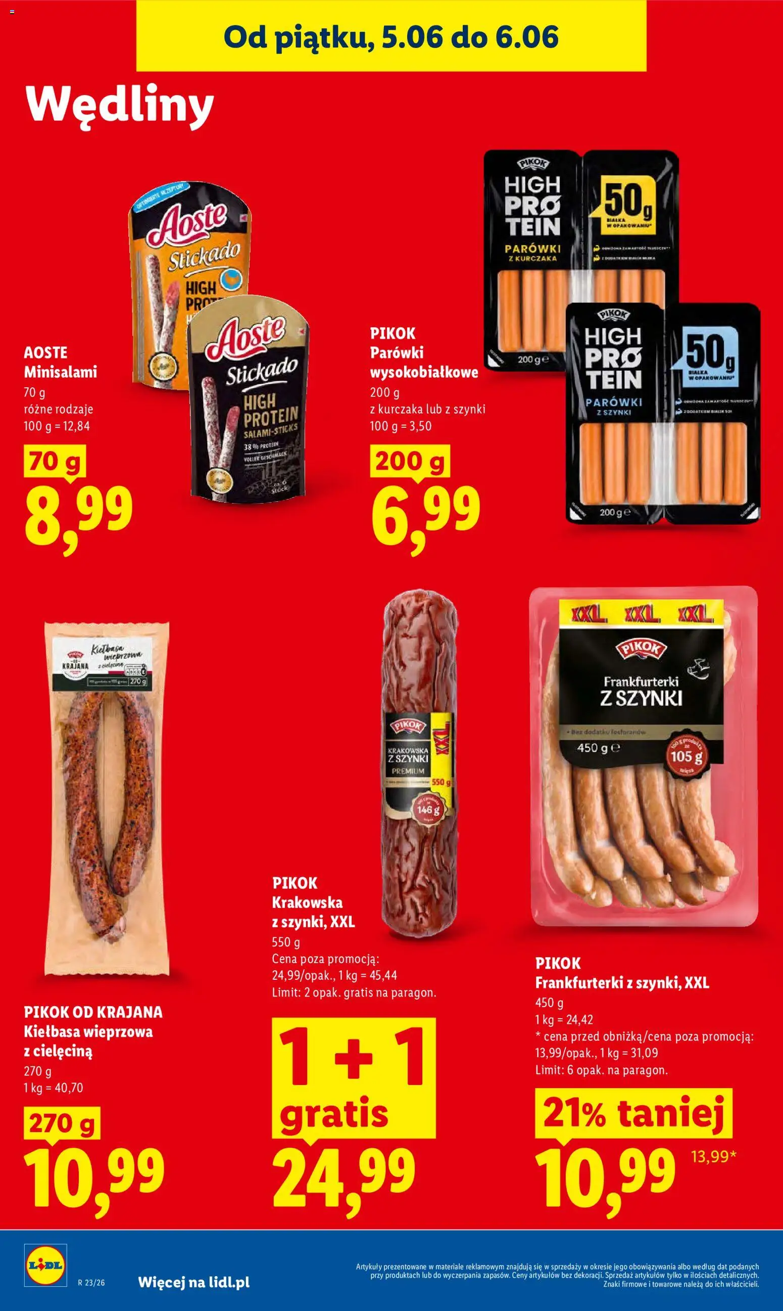 Lidl Polsko leták od 05.06.2026 | Strana: 60 | Produkty: Protein, Pikok