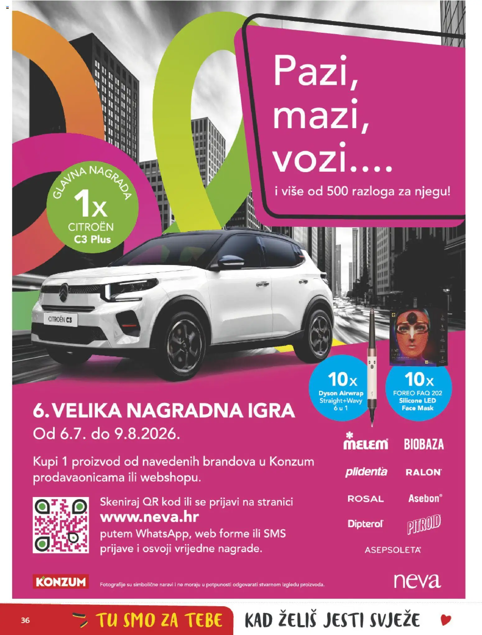 Konzum HR akciós ujság - amely érvényes a következő dátumtól: 2026.07.15. | Oldal: 36 | Termékek: LED