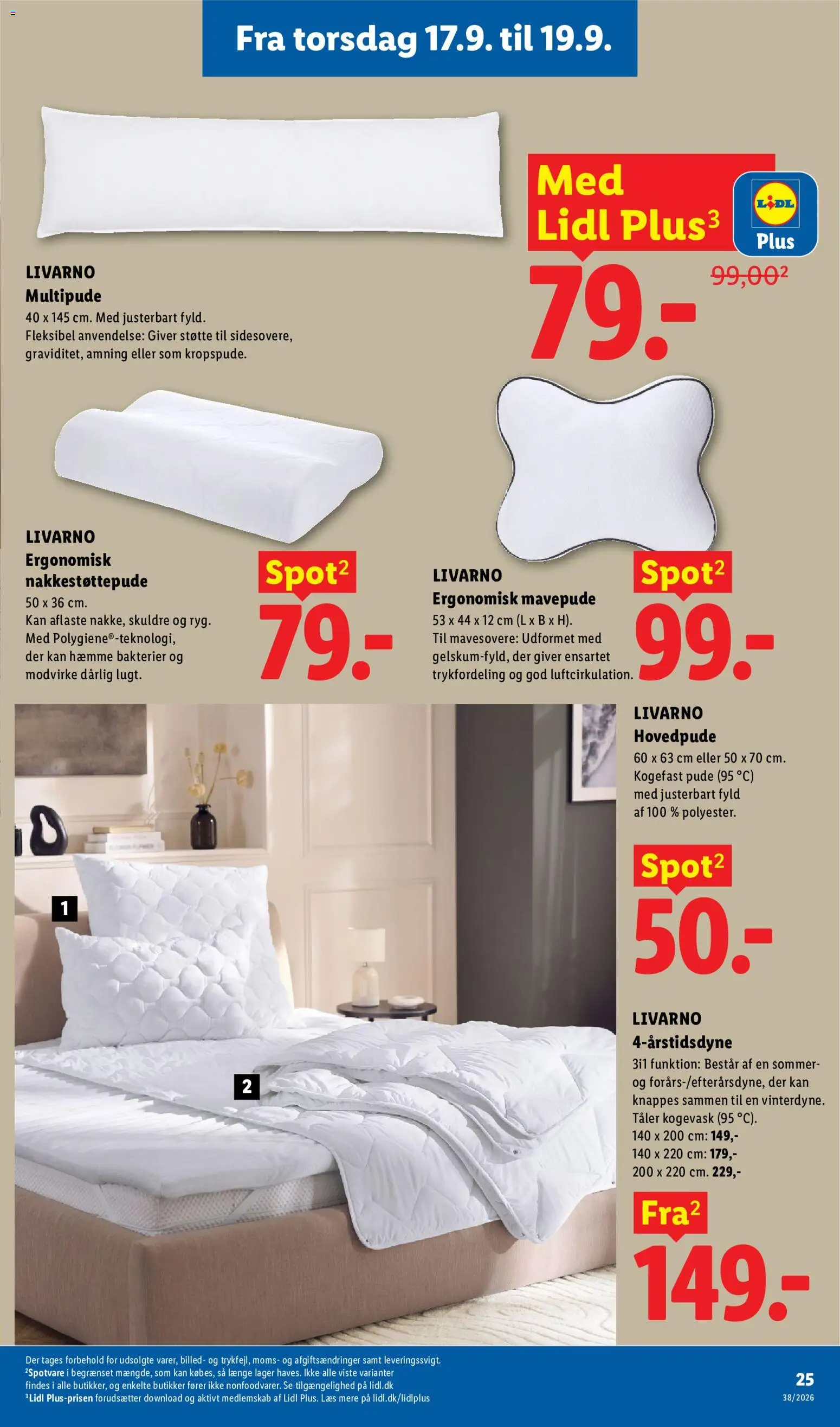 Lidl tilbudsavis – gyldig fra 13/09/2026 | Side: 13 | Produkter: Pude, Søm