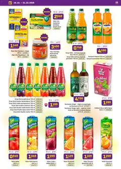 Libex leták platný od 19.10.2026 | Strana: 25 | Produkty: Multivitamín, Sunquick, Cvikla, Šťava