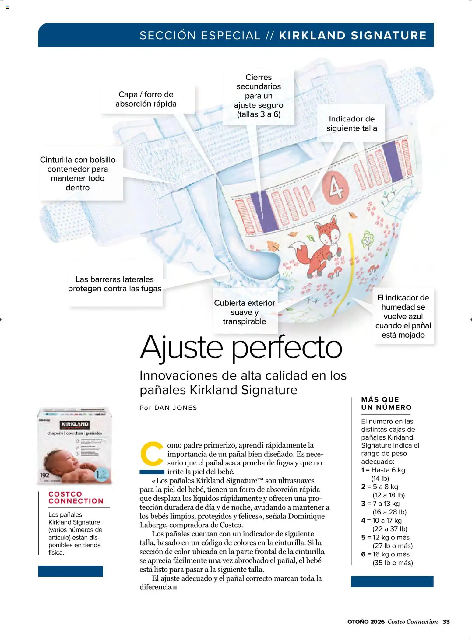 Costco catálogo Otoňo │ válido desde el 14/10/2026 | Página: 33 | Productos: Peso, Pañales