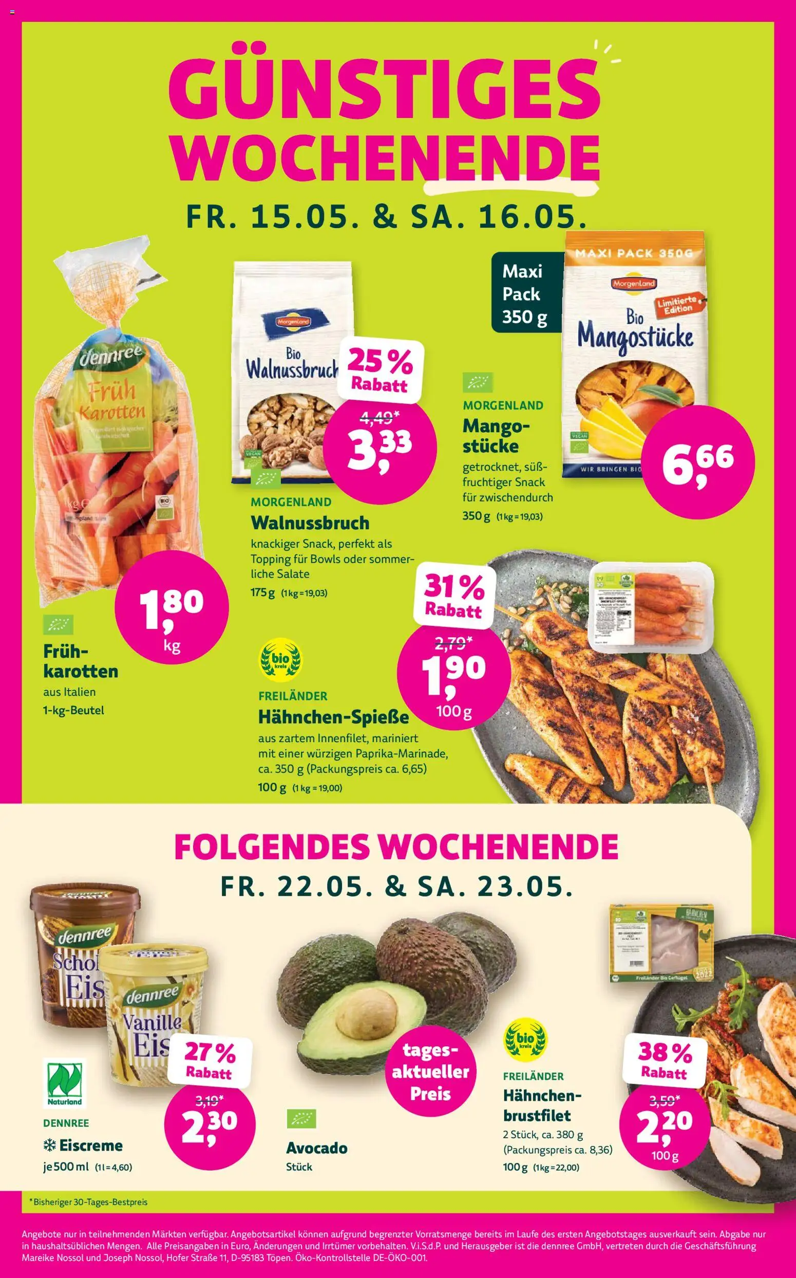 BioMarkt Prospekt 	 – gültig ab 06.05.2026 | Seite: 4 | Produkte: Eiscreme, Avocado, Mango, Eis