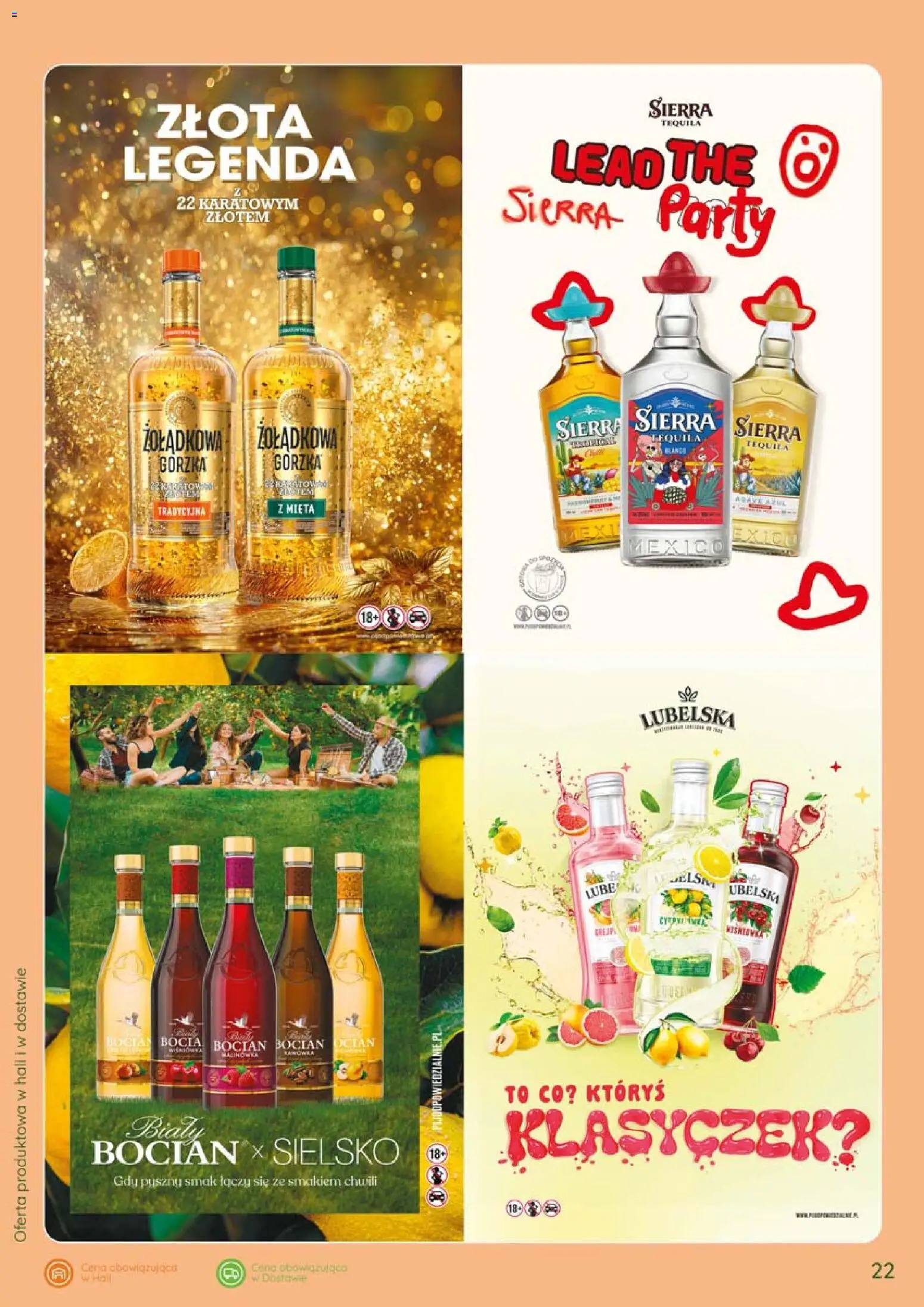 Eurocash gazetka - Katalog Alkoholowy od 01.09.2026 | Strona: 22 | Produkty: Mięta, Tequila, Sierra Tequila