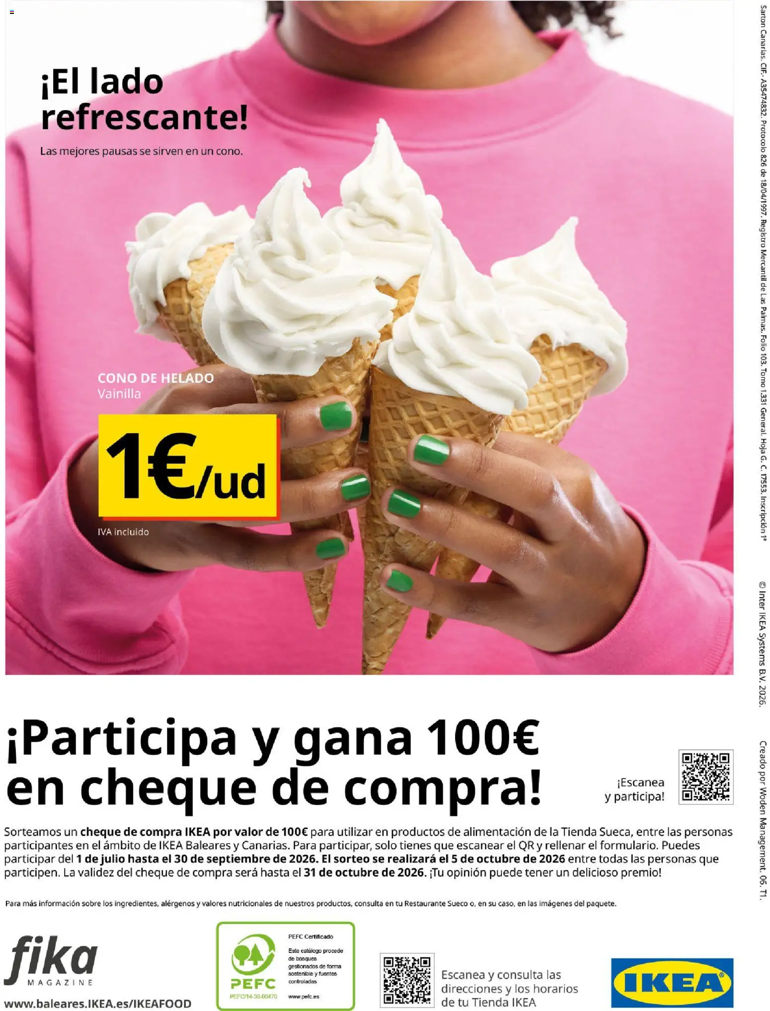 IKEA - Fika Magazine │ válido desde el 01/07/2026 | Página: 24 | Productos: Helado