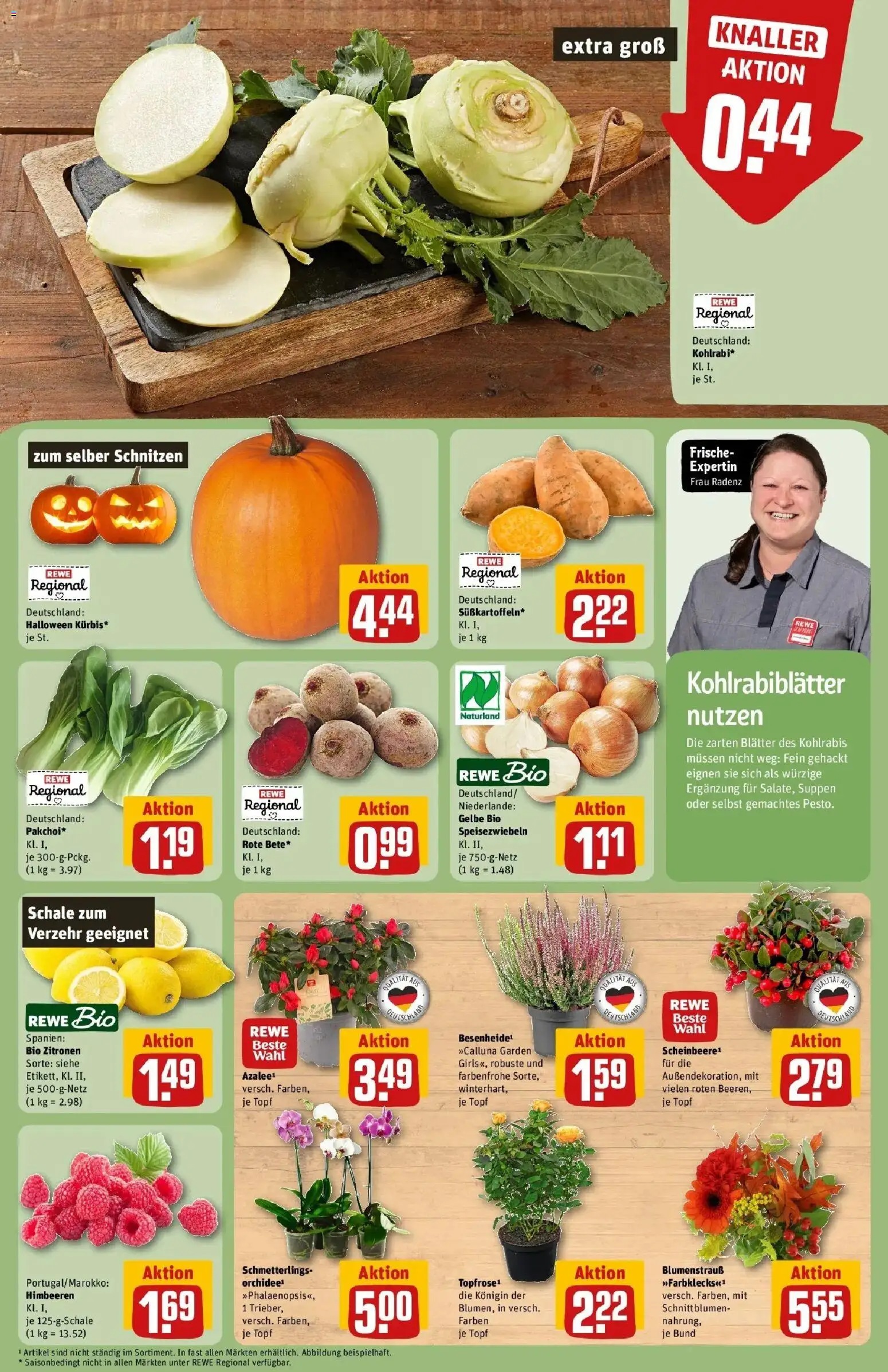 REWE Prospekt ab 12.10.2026 zum Blättern » Angebote | Seite: 5 | Produkte: Himbeeren, Zitronen