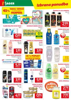 Jager katalog akcije – veljaven od 03.06.2026 | Stran: 14 | Izdelki: Gel za prhanje, Toaletni papir, Disava, Deodorant