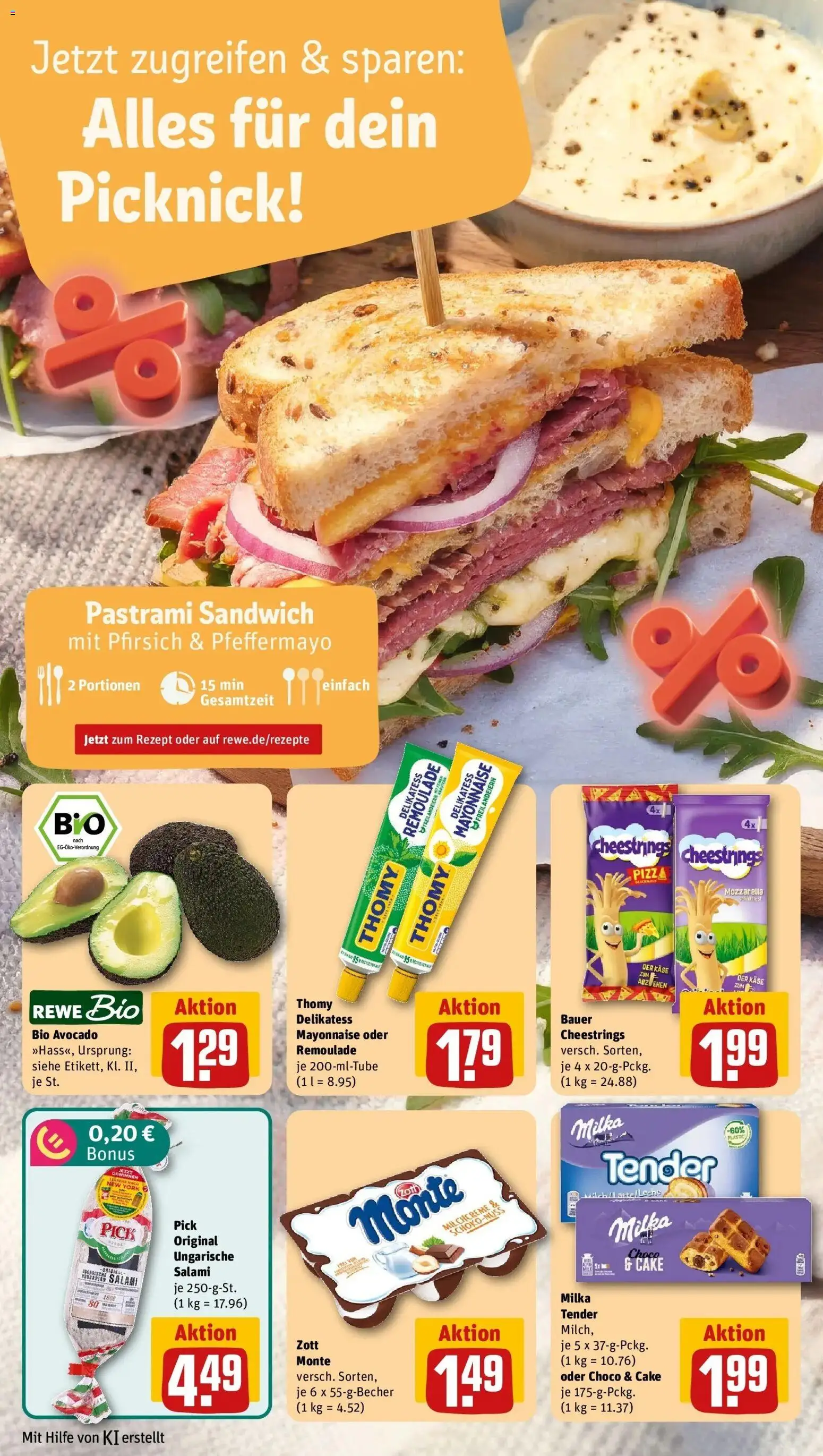 REWE Prospekt ab 10.08.2026 zum Blättern » Angebote | Seite: 10 | Produkte: Käse, Milka, Avocado, Pfirsich