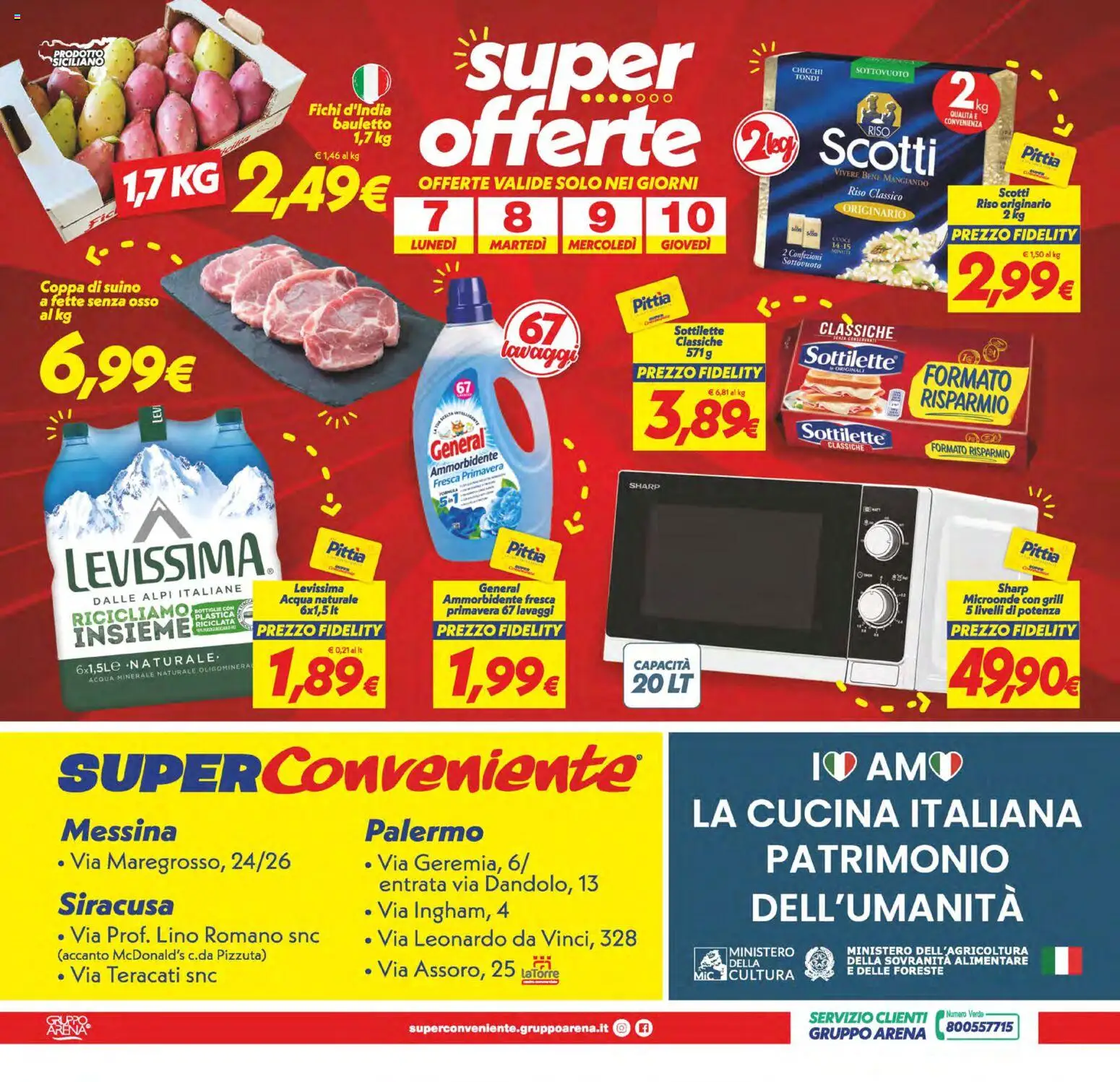 Volantino SuperConveniente del 01/09/2026 | Pagina: 28 | Prodotti: Fichi, Acqua, Suino, Acqua naturale