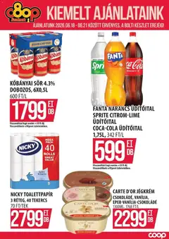 COOP Szolnok akciós újság Gyöngyös - amely érvényes a következő dátumtól: 18.06.2026