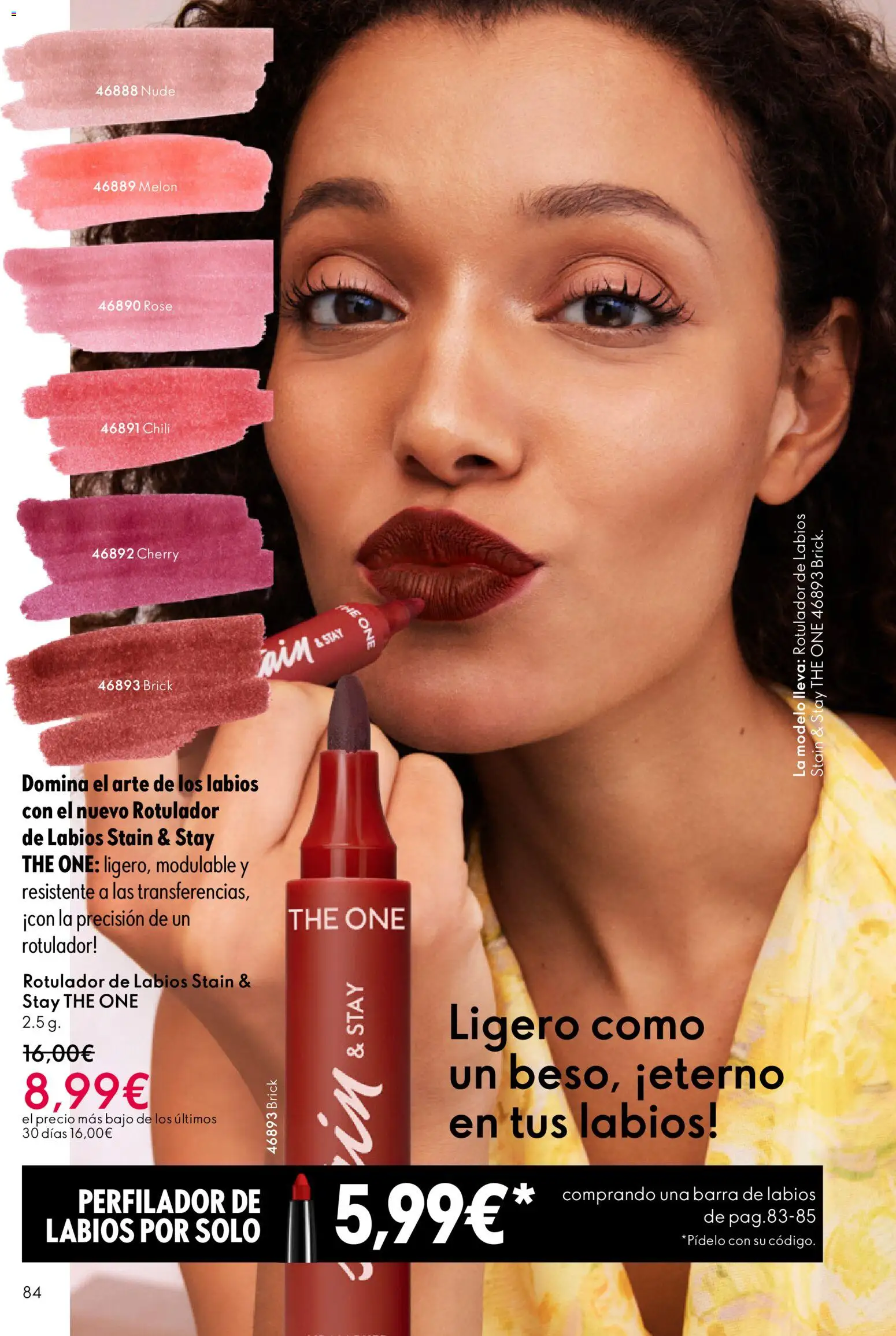 Oriflame - Catálogo Campaña 4 │ válido desde el 11.03.2026 | Página: 84 | Productos: Φορτιστής, Barra de labios