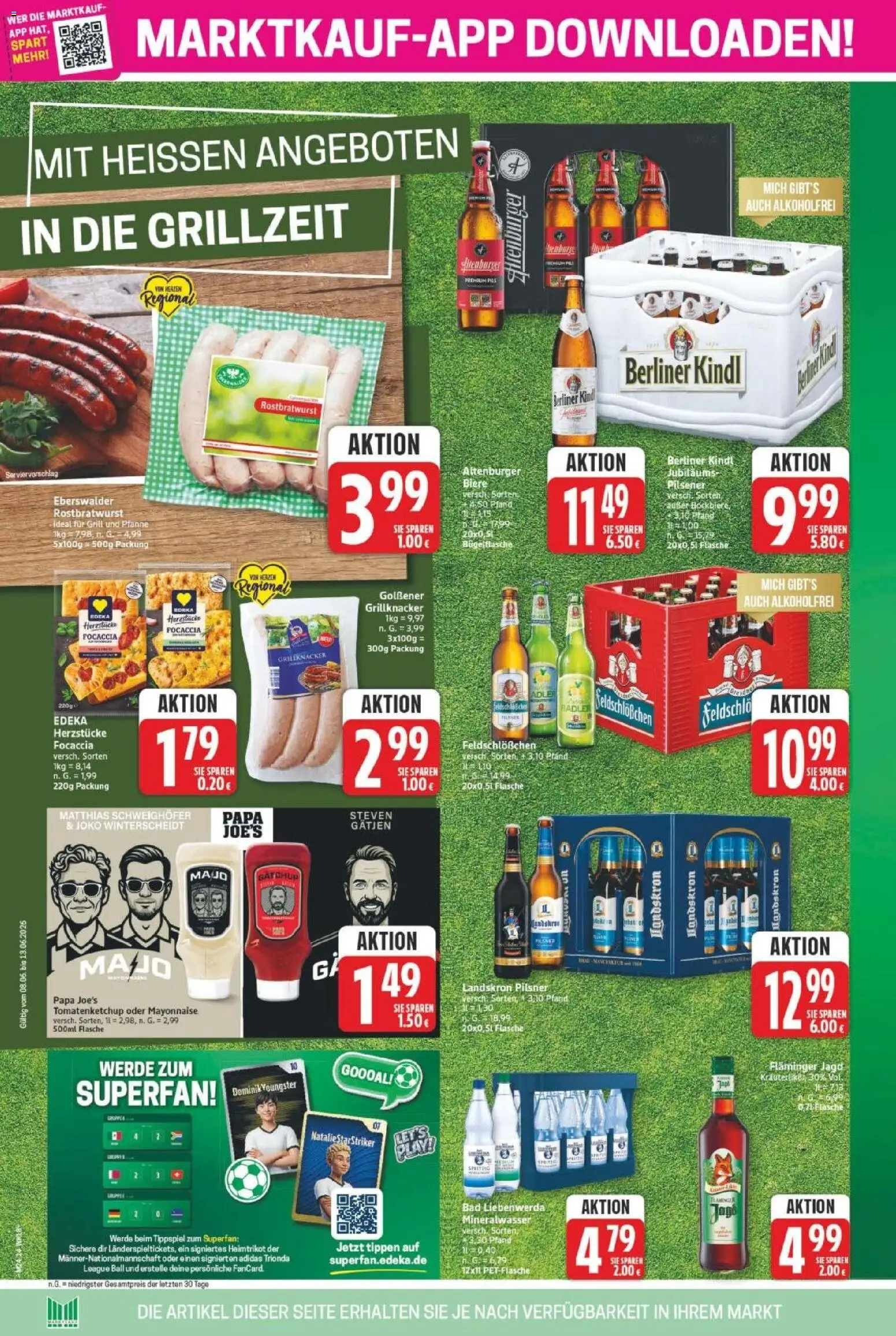 Marktkauf Prospekt – gültig ab 08.06.2026 | Seite: 14 | Produkte: Bad, Mineralwasser, Radler, Mayonnaise