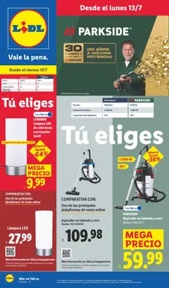 Vista previa Lidl folleto de bazar válido desde el 13/07/2026