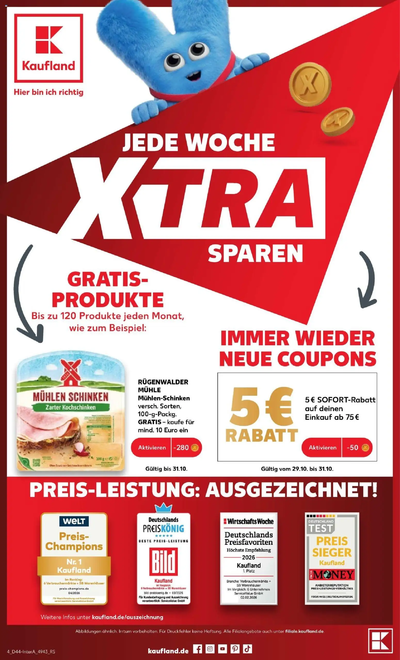 Kaufland Prospekt Völklingen – gültig ab 26.10.2026 | Seite: 80 | Produkte: Mühle, Schinken