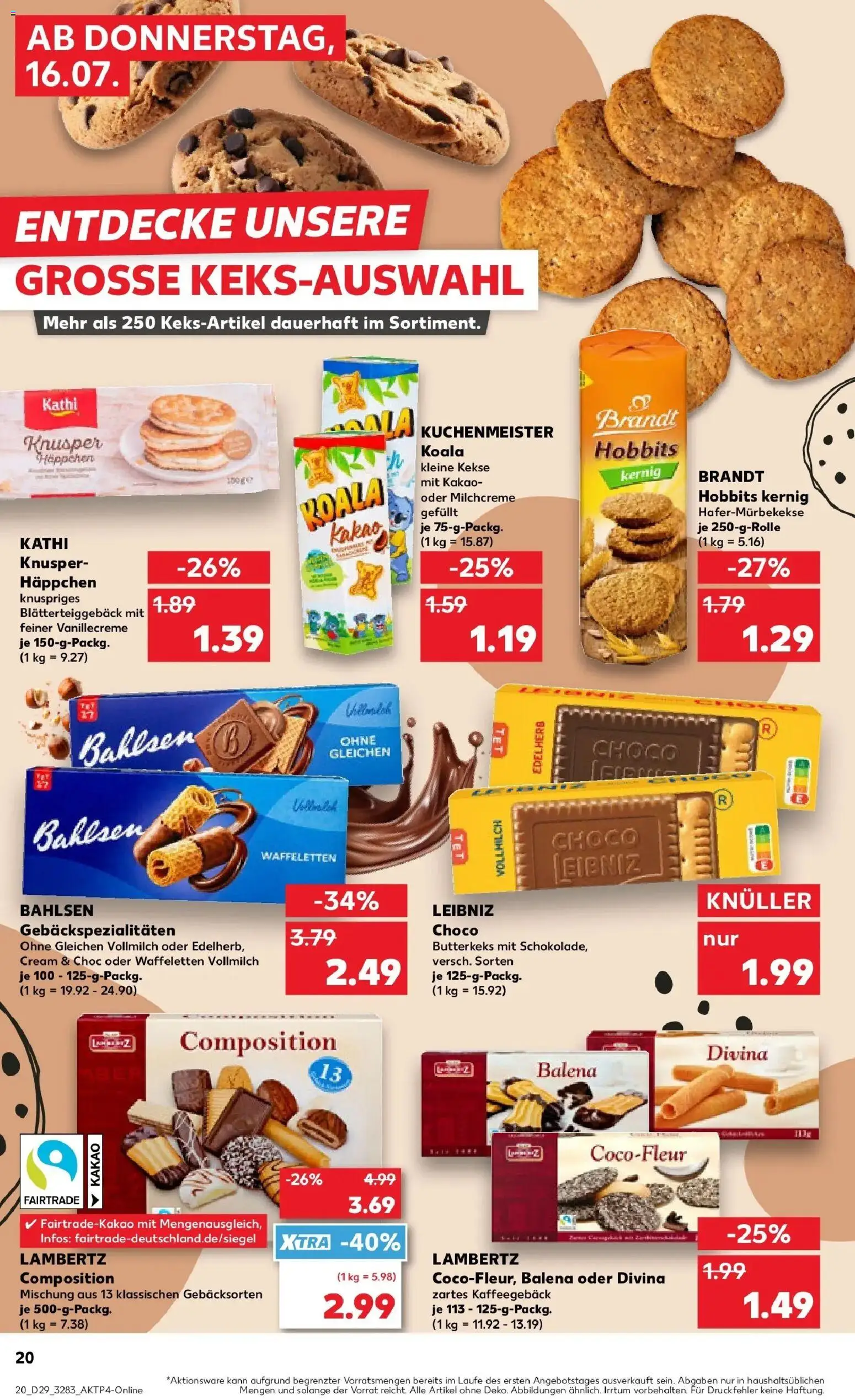 Kaufland Prospekt Großenhain – gültig ab 13.07.2026 | Seite: 29 | Produkte: Kekse