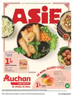 Auchan - Prévisualisation de Auchan Saveurs d'Asie supers valide à partir de 22/09/2026