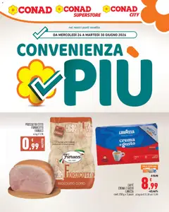 Anteprima del volantino Conad volantino Convenienza Più valido a partire dal 24/06/2026