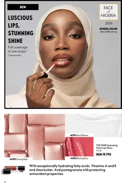 Offer preview "Oriflame - Catalogue 7/2026" | Page: 8 | Products: Lip gloss, Gyepszellőztető