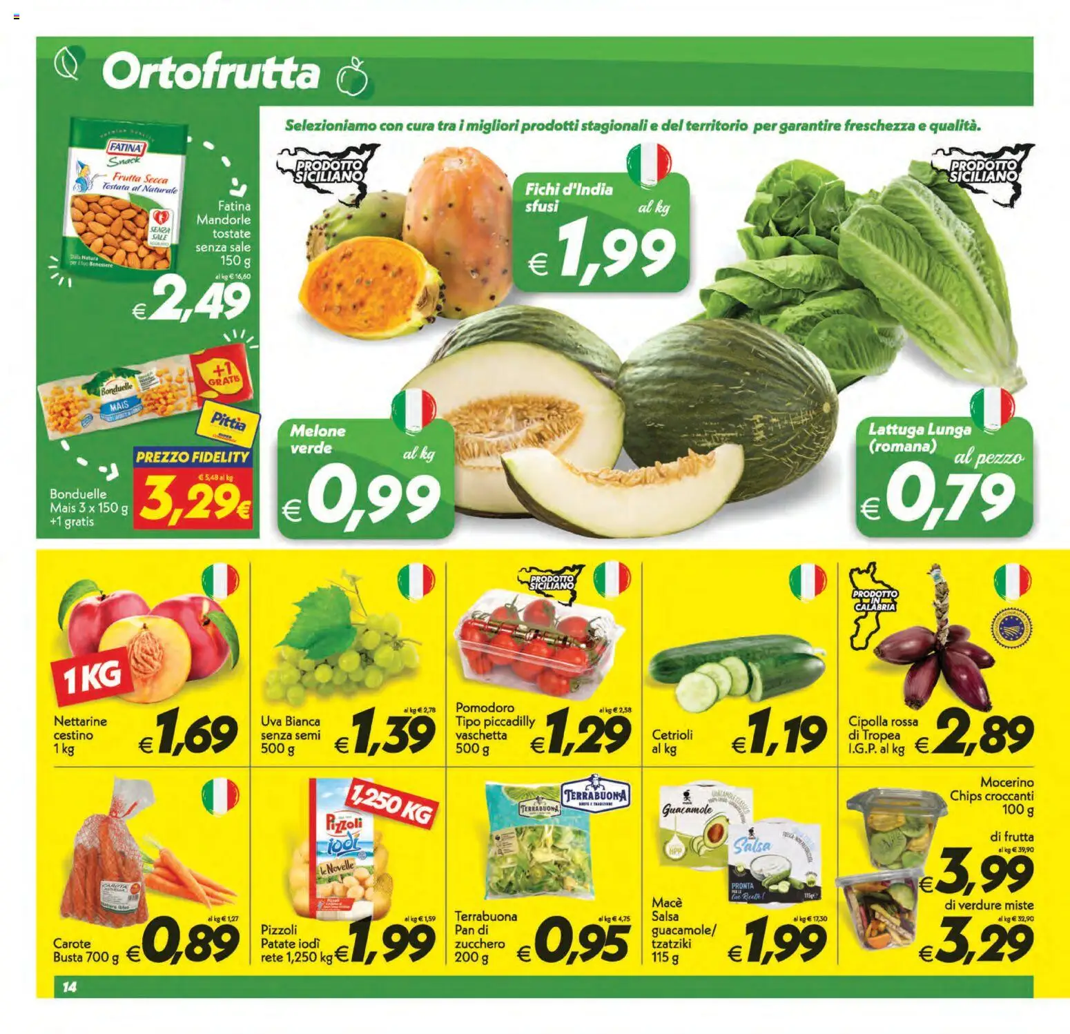 Volantino SuperConveniente del 21/08/2026 | Pagina: 14 | Prodotti: Fichi, Zucchero, Lattuga, Guacamole