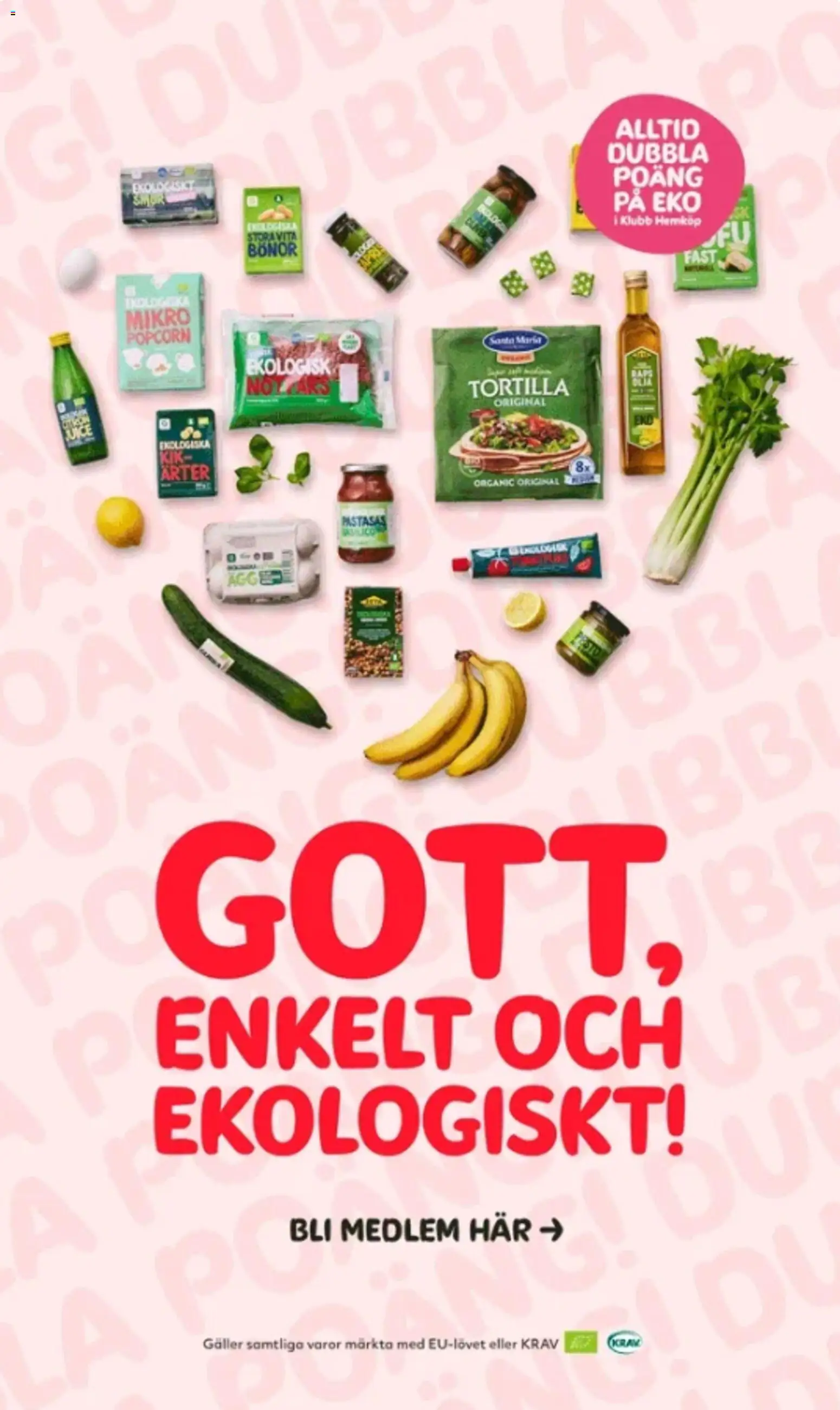 Hemköp reklamblad aktuell från 31/08/2026 | Sida: 15 | Produkter: Tortilla, Galler, Kräm, Popcorn
