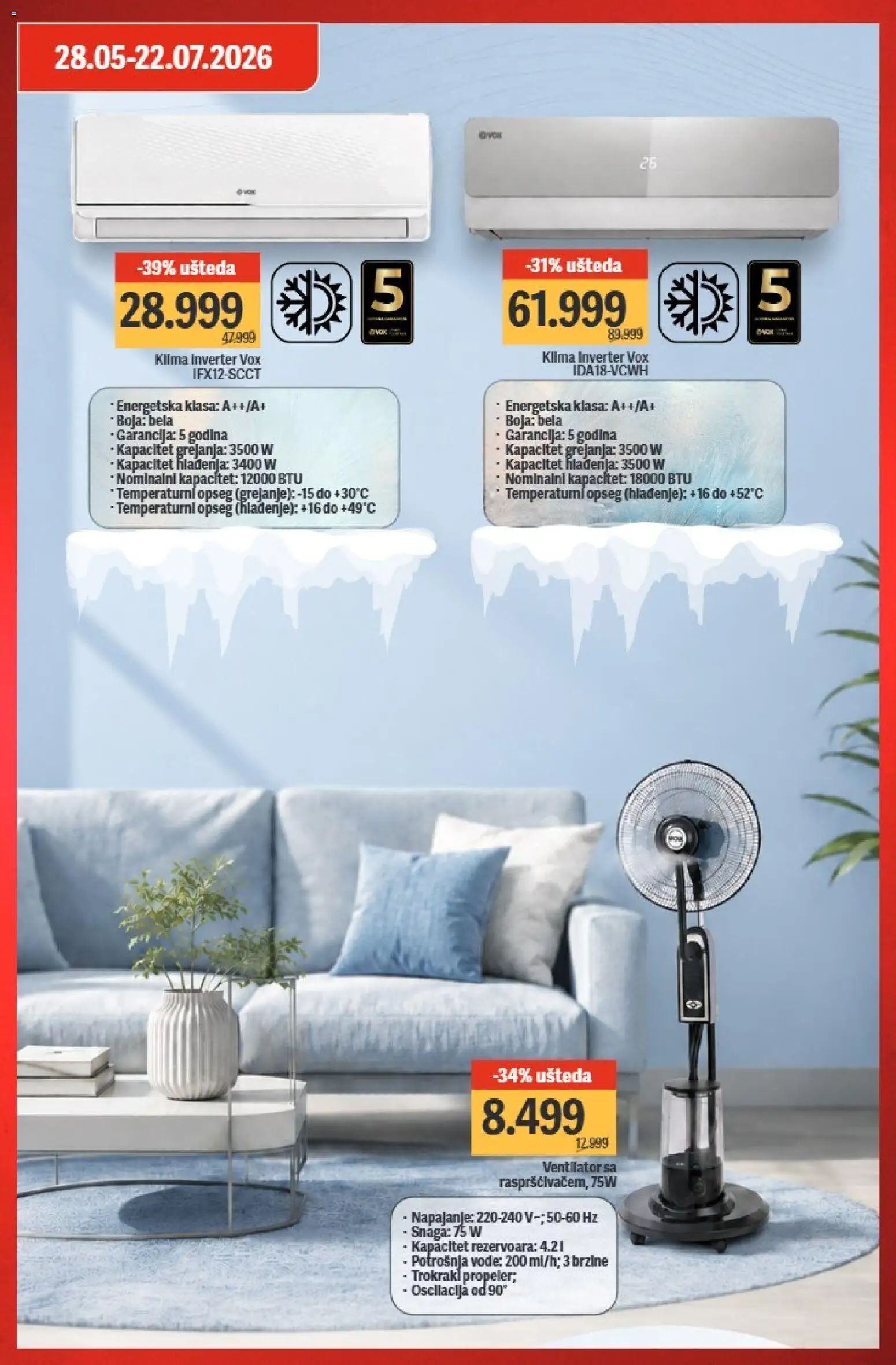 Mega Maxi katalog - važi od 18.06.2026 | Strana: 24 | Proizvode: Ventilator, Klima